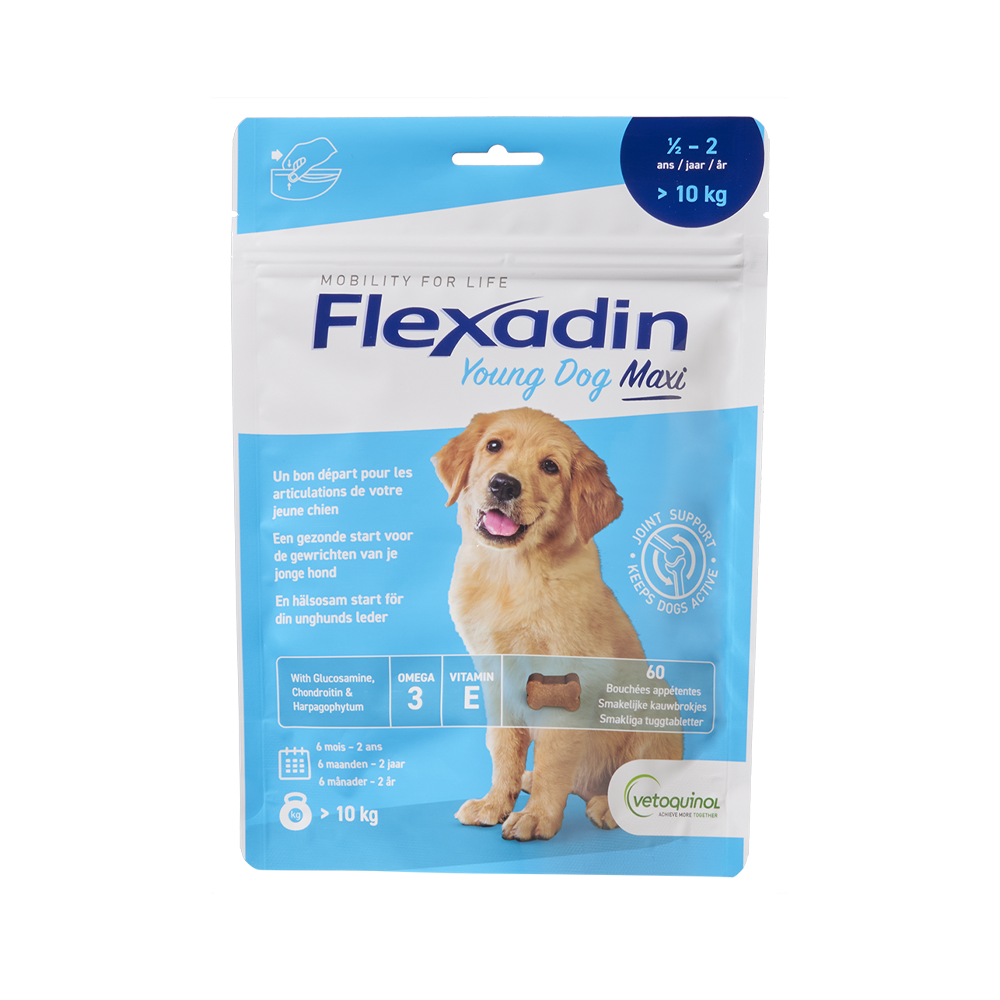 Flexadin Young Dog Joints Dogs Greasing Vetsend.co.uk