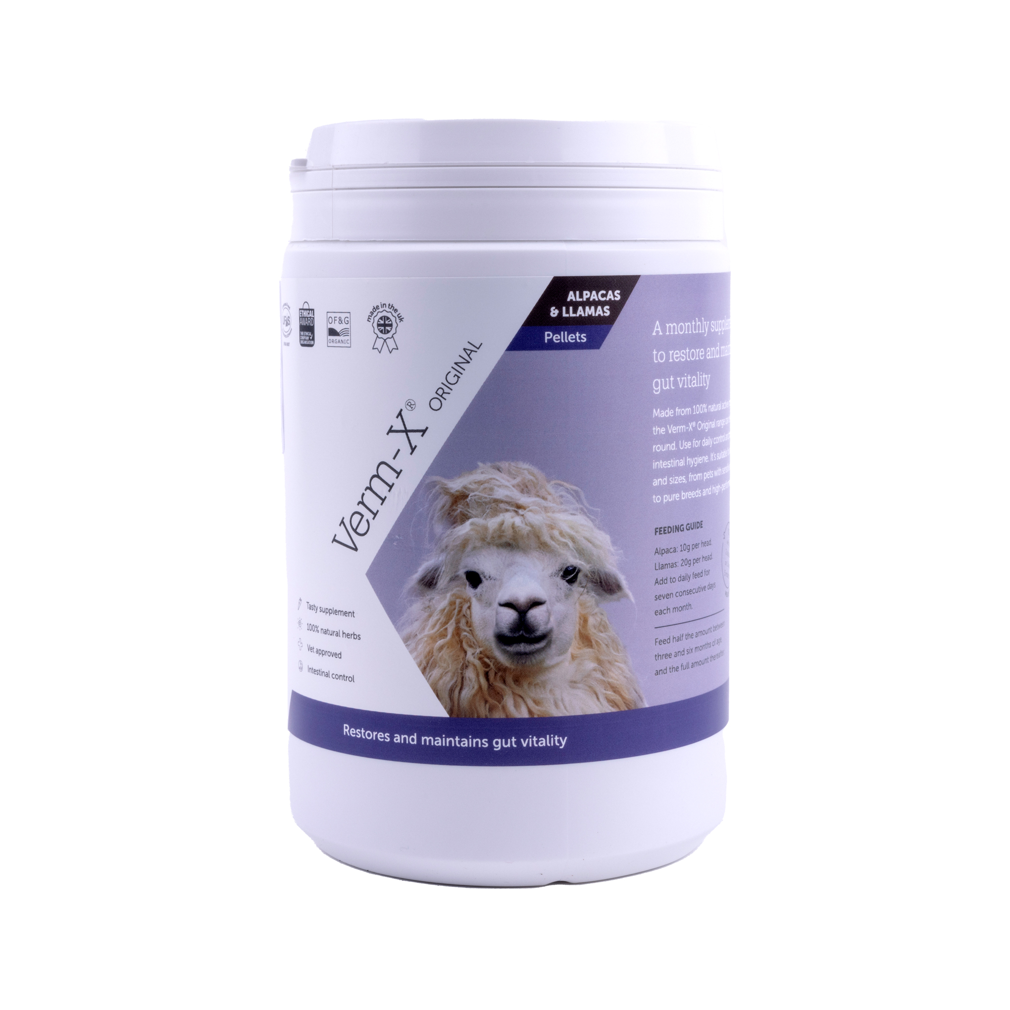 Verm-X voor Alpaca's en Lama's - 750 g