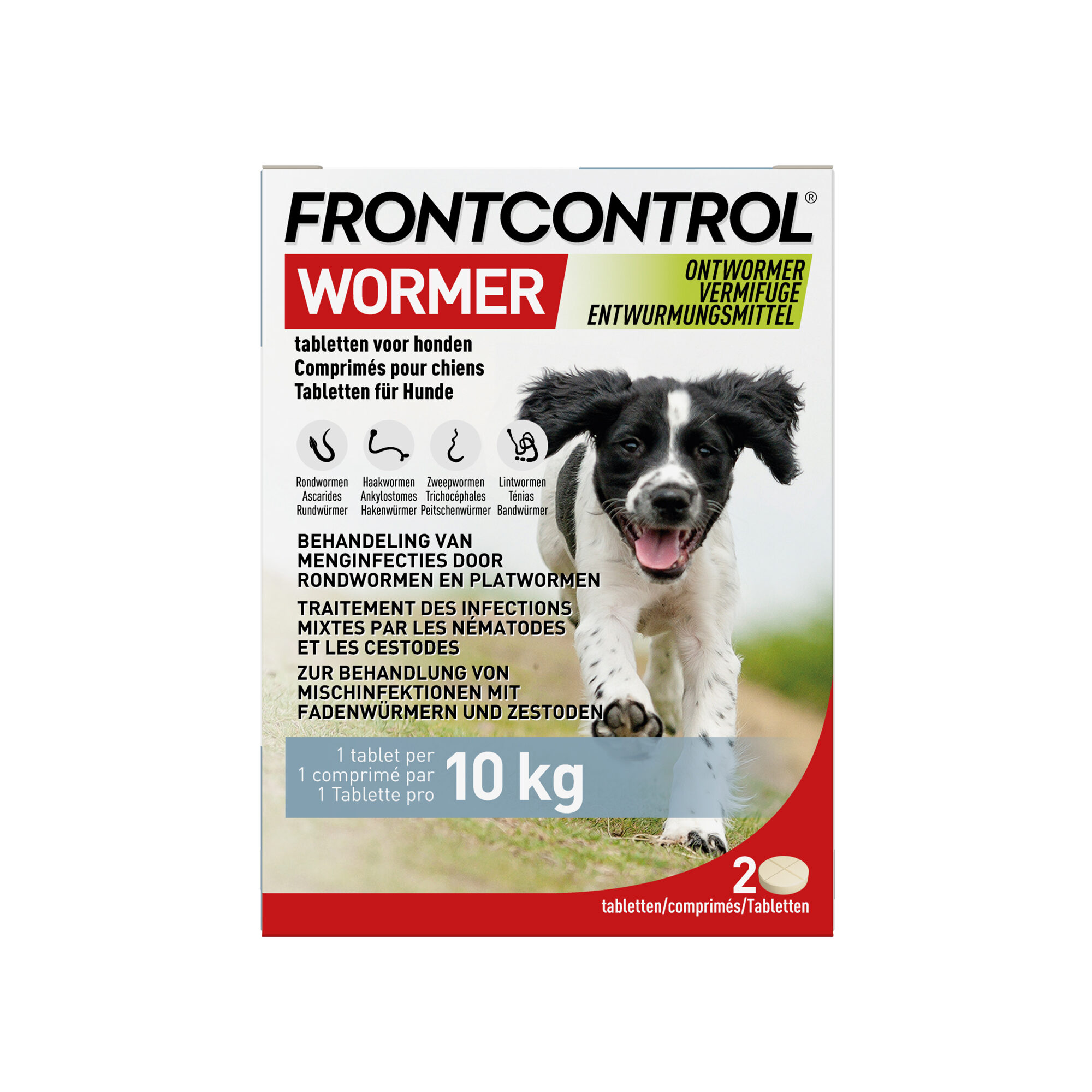 Frontcontrol Wormer Hond - 2 tabletten