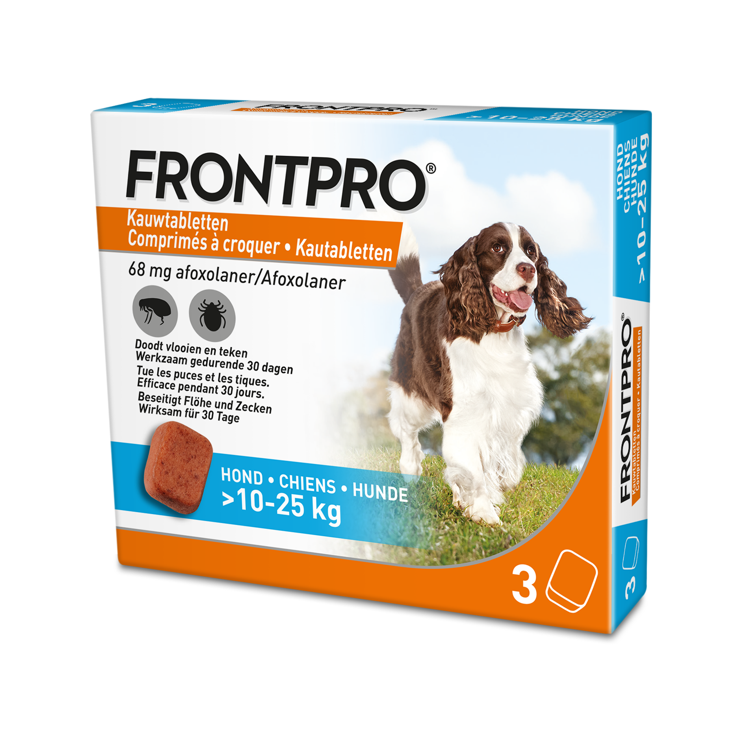 FRONTPRO Comprimés à croquer Chien