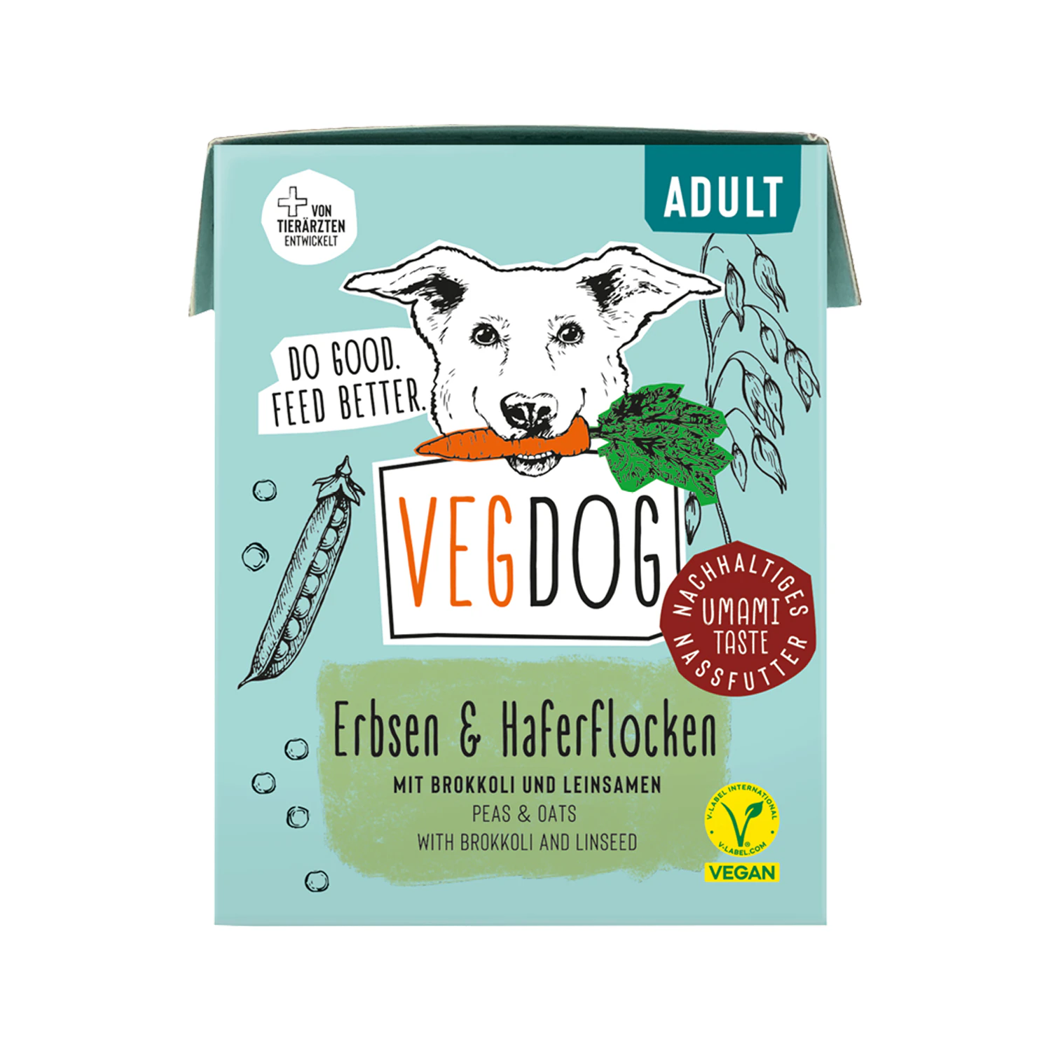 Vegdog Adult Wetfood - 10 x 390 g