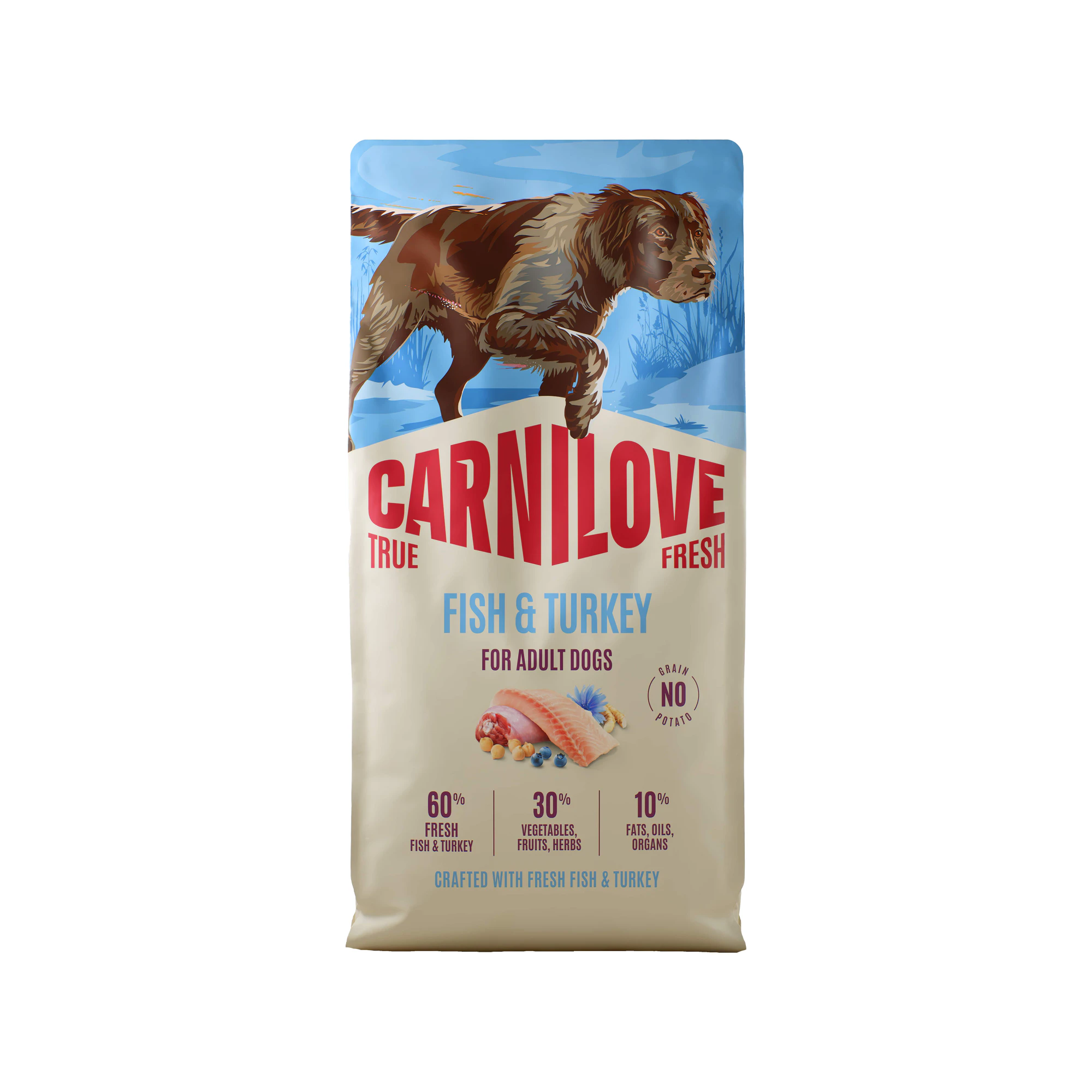 Carnilove True Fresh - Fisch & Truthahn - 12 kg