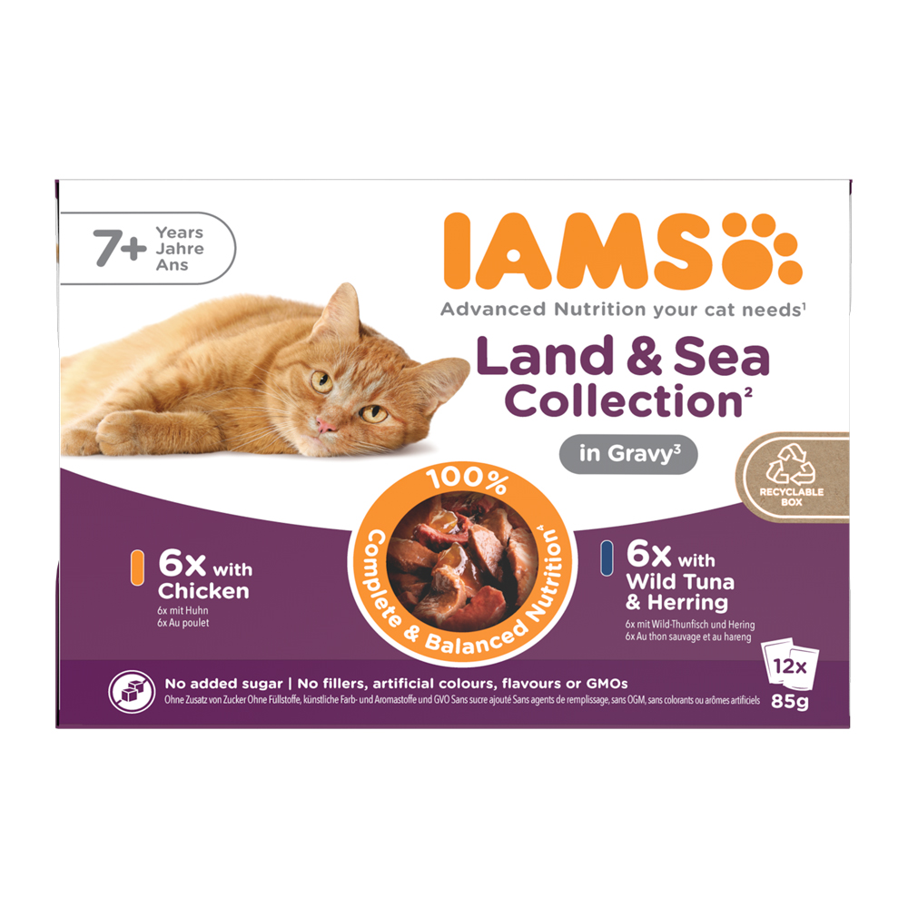 IAMS Delights Senior Cat Wet Food Cats Order Vetsend