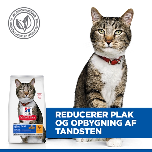 Hill's Science Plan Adult Oral Care Kattefoder - Kylling