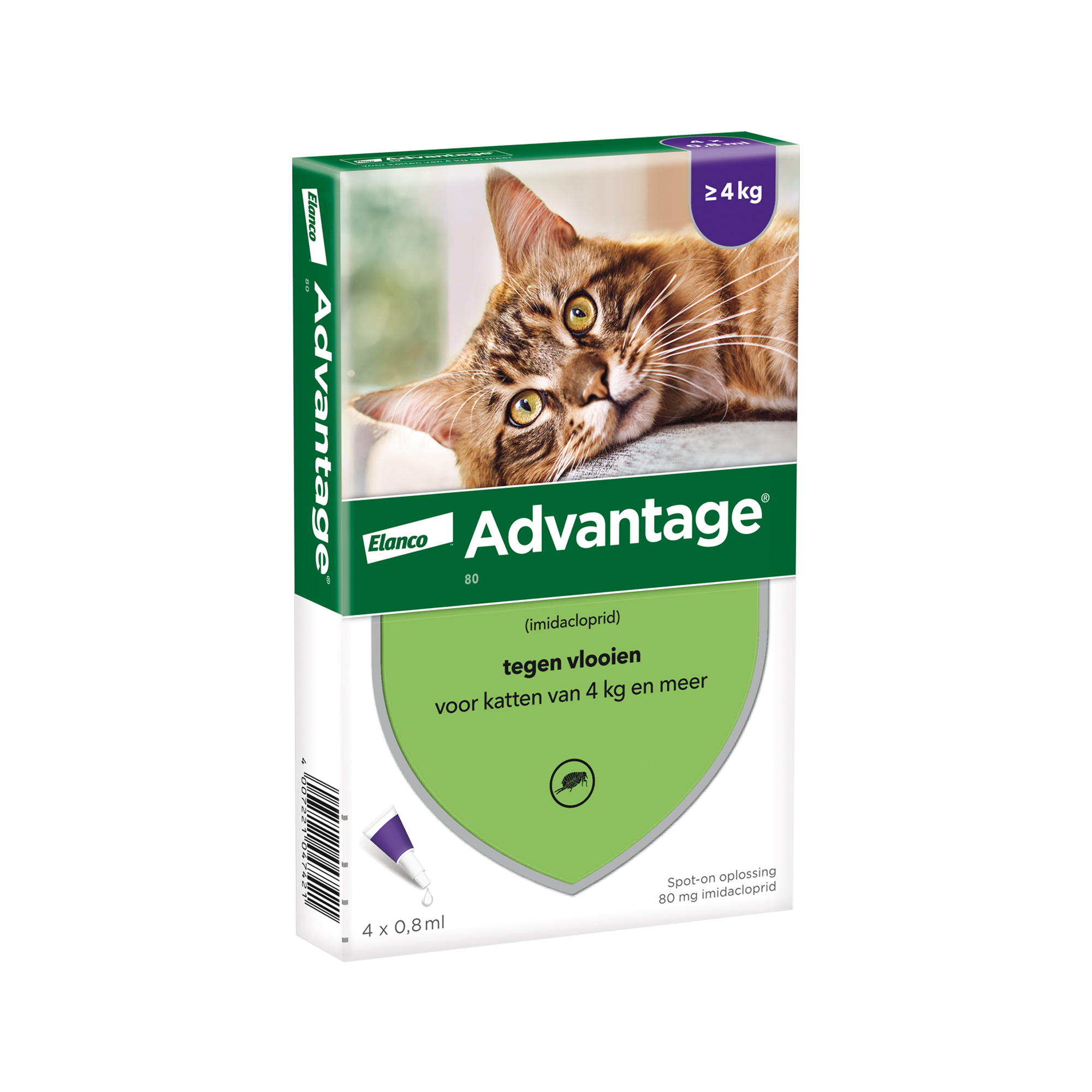 Advantage 40 Katze < 4 kg – 4 Pipetten