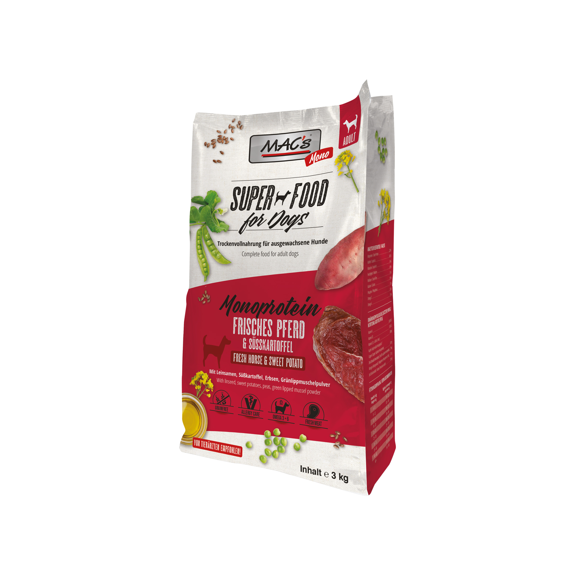 MAC's Monoprotein Dog Food - Horse - 3kg