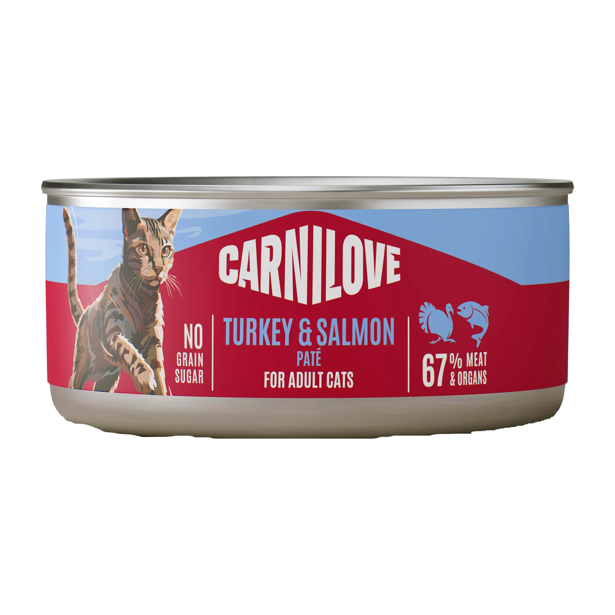 Carnilove Can Paté Cat - Tacchino e Salmone - 12 x 100 g