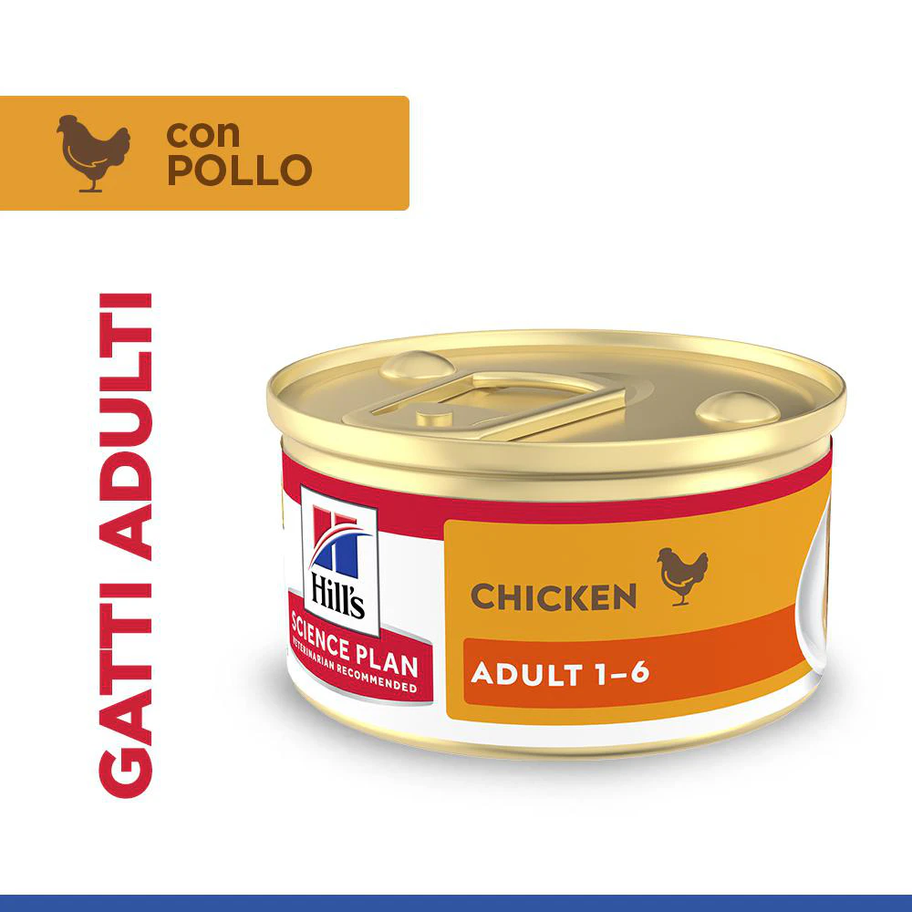 Hill's Science Plan Feline Adult Premium Mousse - Pollo
