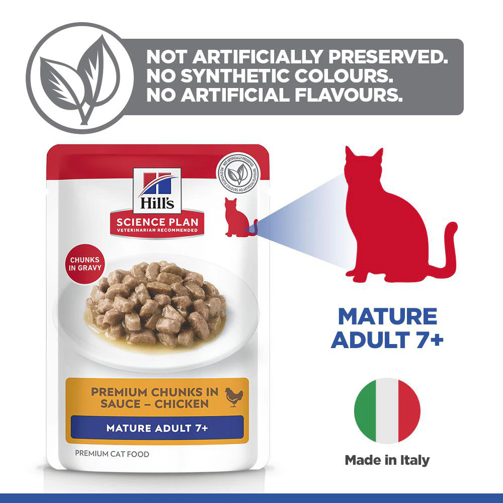 Hill's Science Plan Mature Adult - Chicken - Meal Pouch