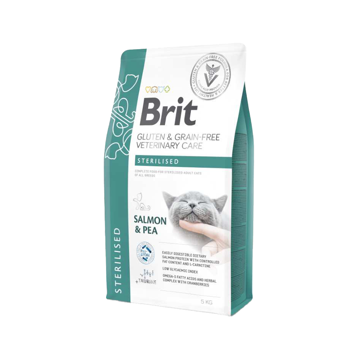 Brit Veterinary Diet Cat - Gluten & Grain free - Sterilised - 5 kg