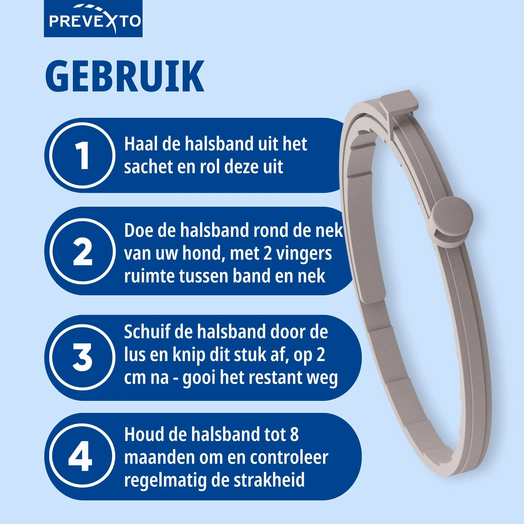 Virbac PreveXto Halsband Hond