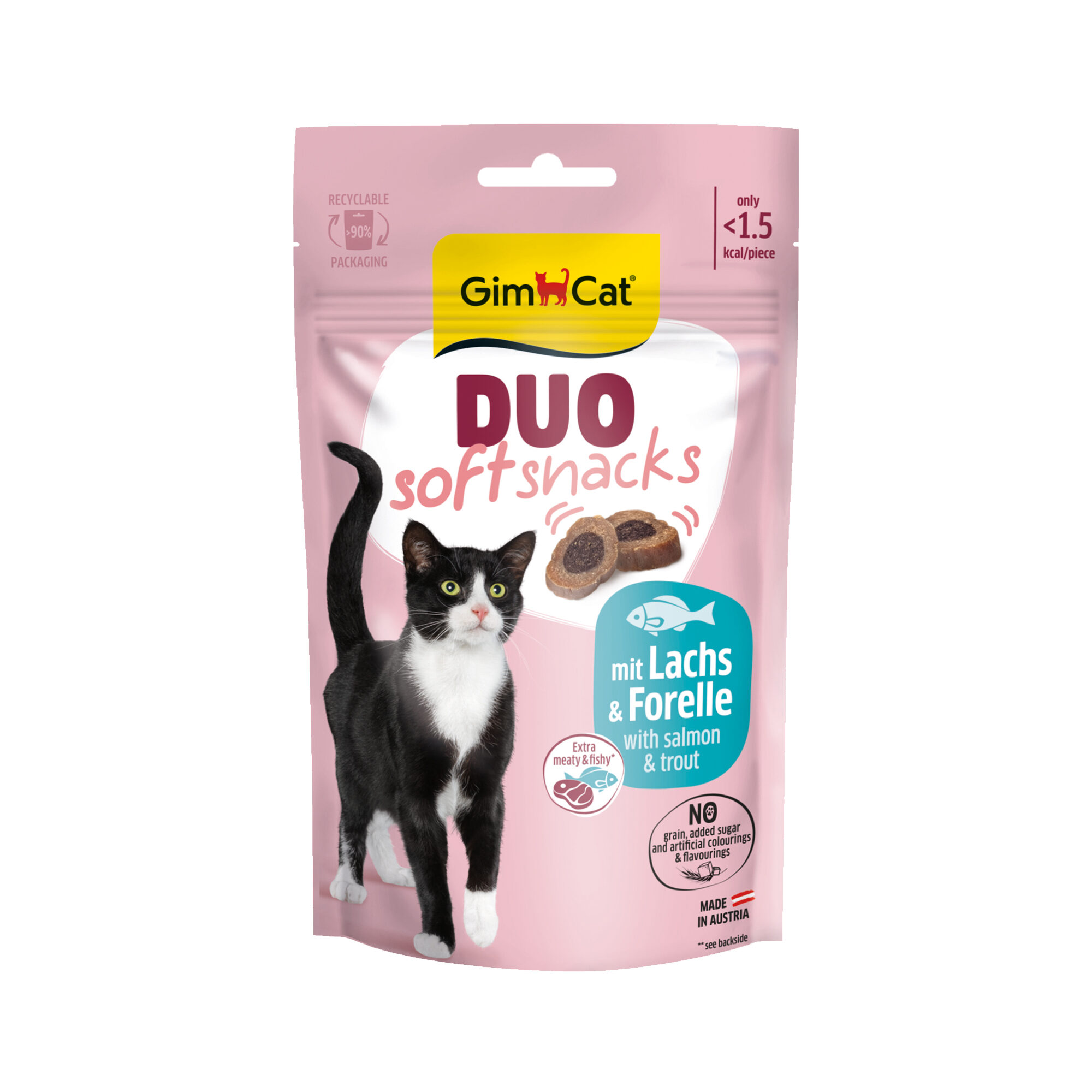 GimCat Duo Soft Snacks - Zalm & Forel - 50 gram