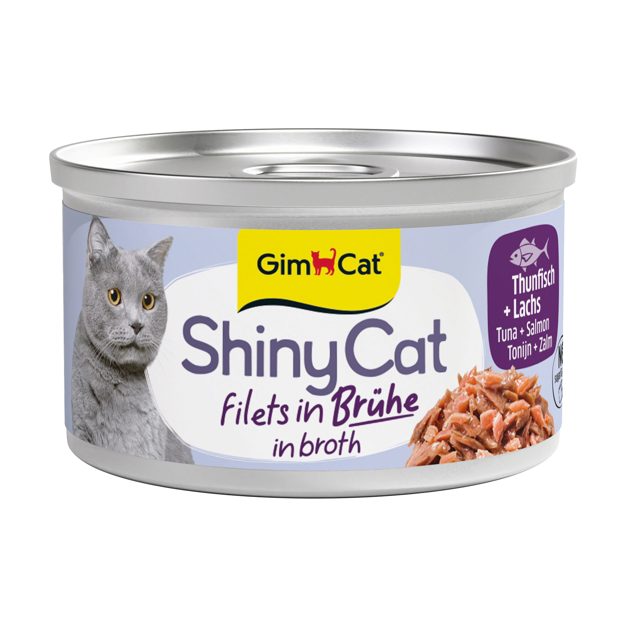 GimCat ShinyCat Filets in Broth - Tuna + Salmon