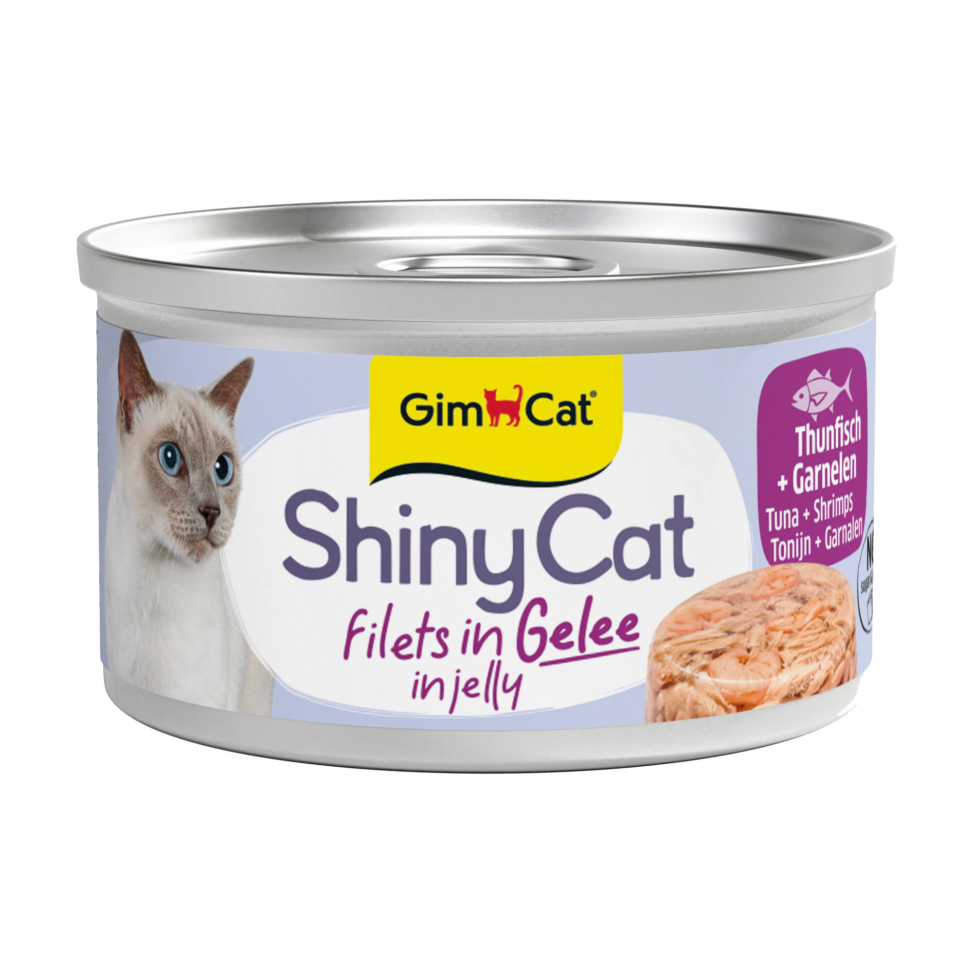GimCat ShinyCat Filets in Jelly - Kylling med Reje