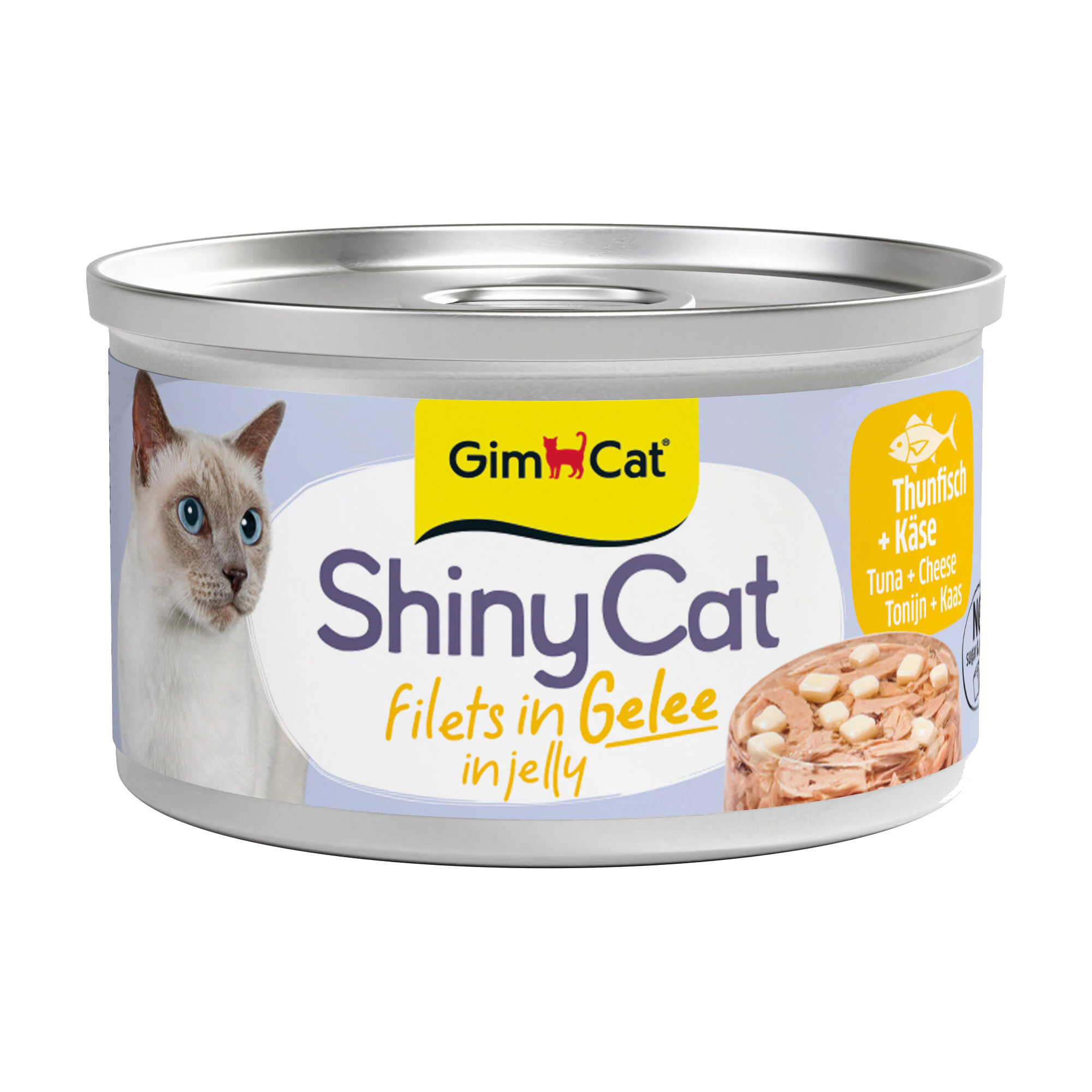 GimCat ShinyCat Filets in Jelly - Tun med Ost