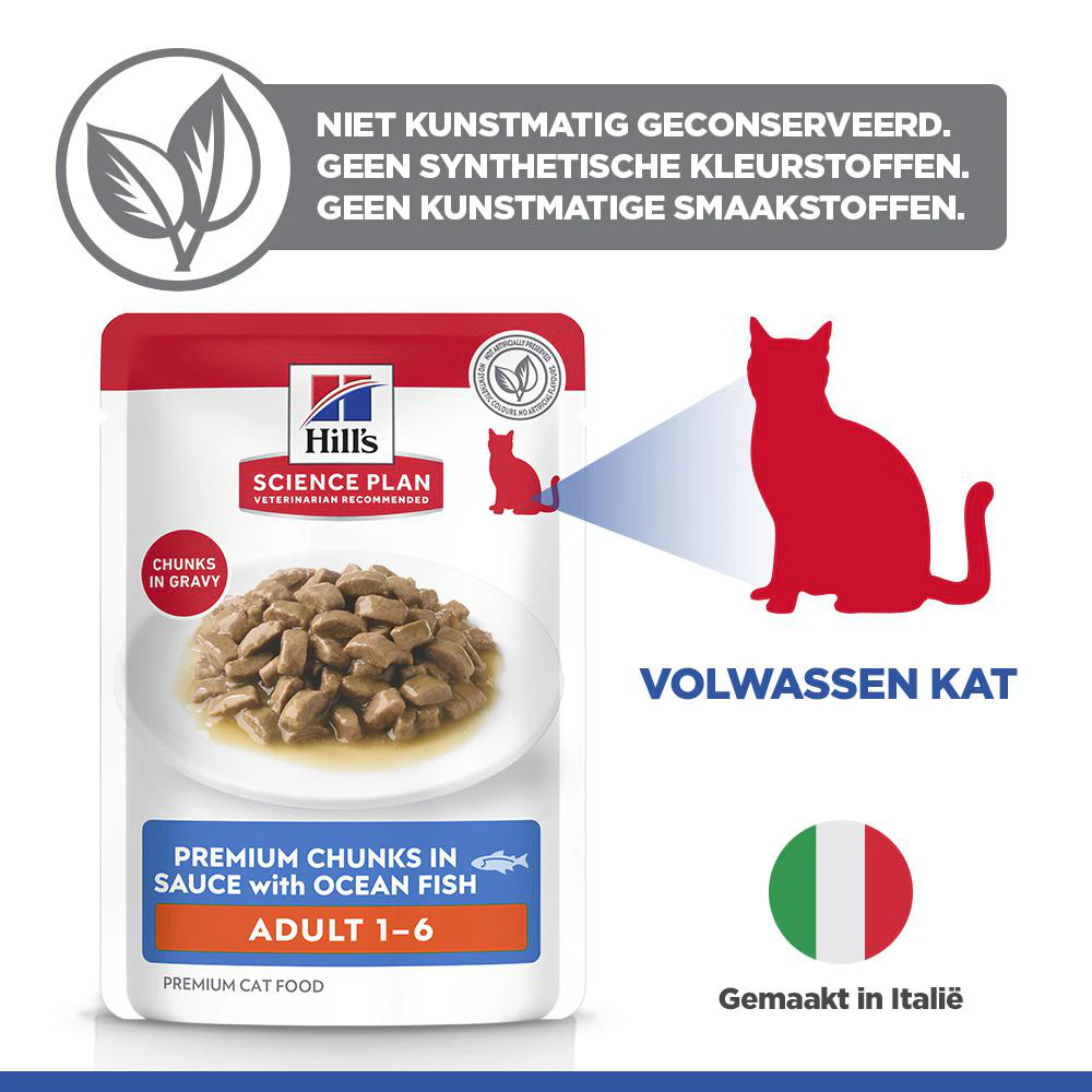 Hill's Science Plan - Feline Adult  - Zeevis - Maaltijdzakje