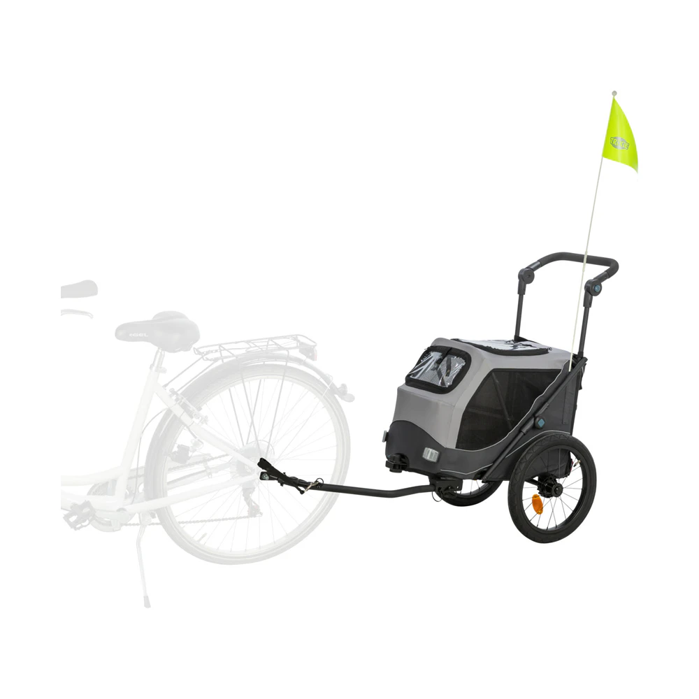 Trixie Rimorchio per Bicicletta per Cani Pieghevole