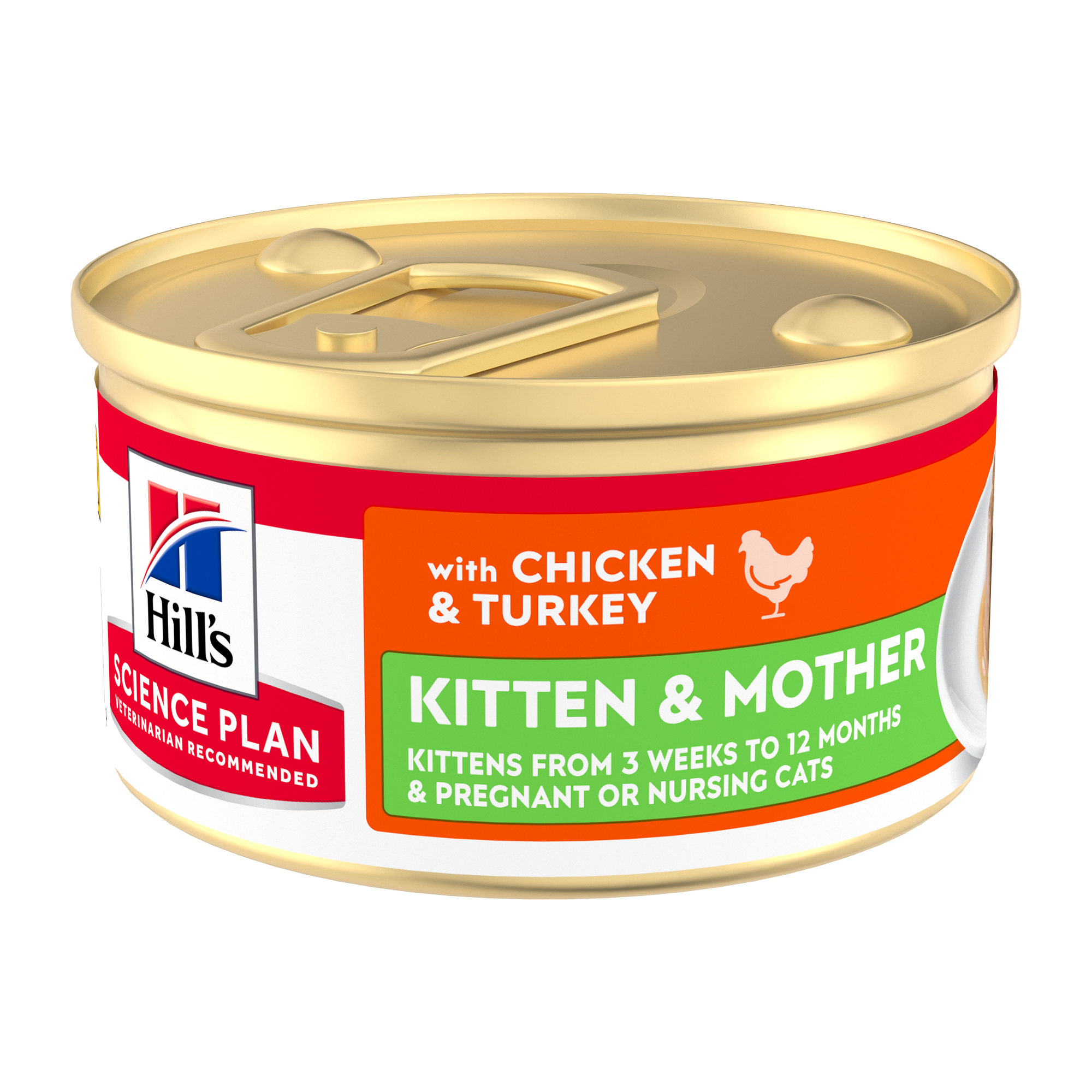 Hill's Science Plan Kitten & Mother Tender Mousse - Pollo e Tacchino - 24 x 85 g