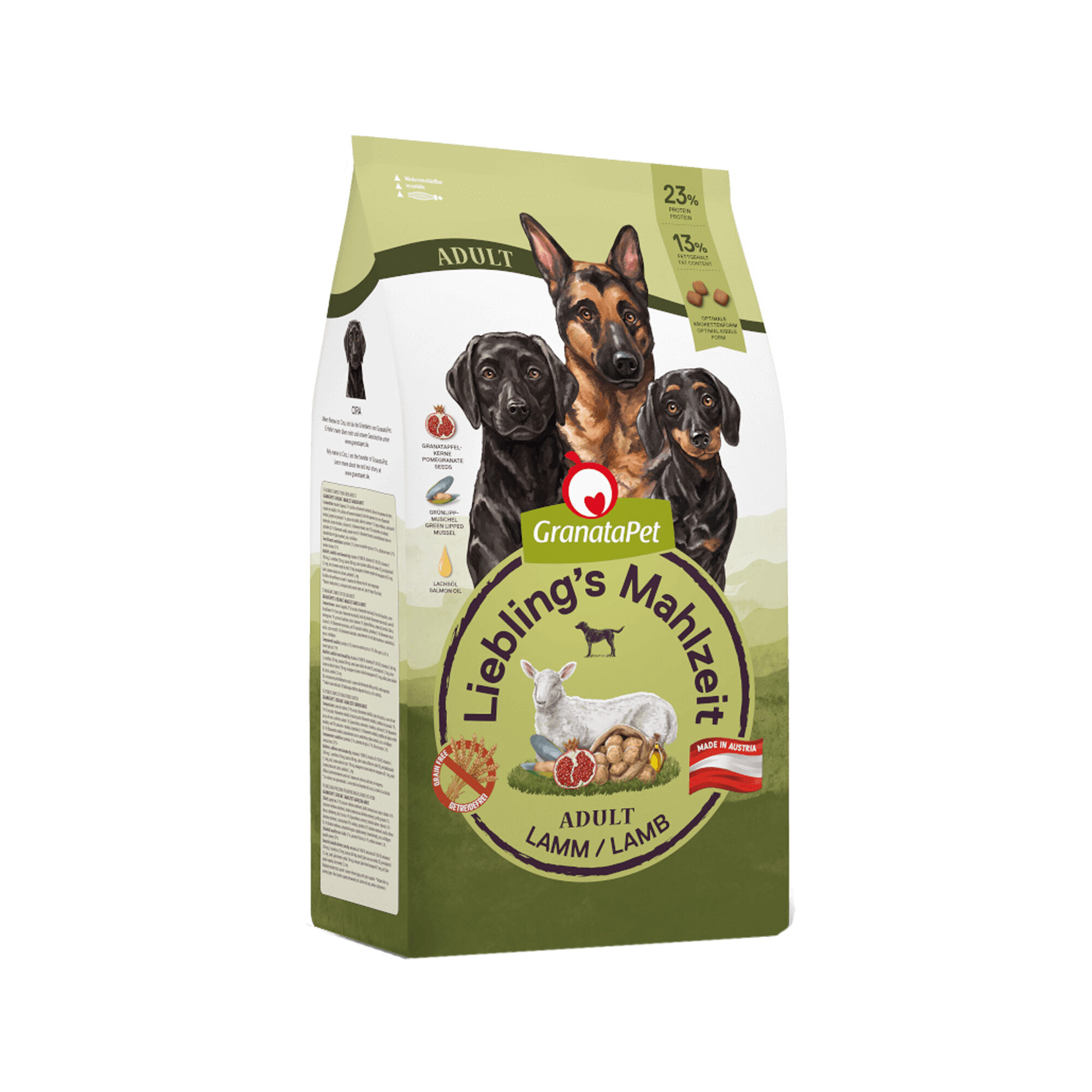 GranataPet Liebling's Mahlzeit Hundefutter - Lamm -1,8 kg