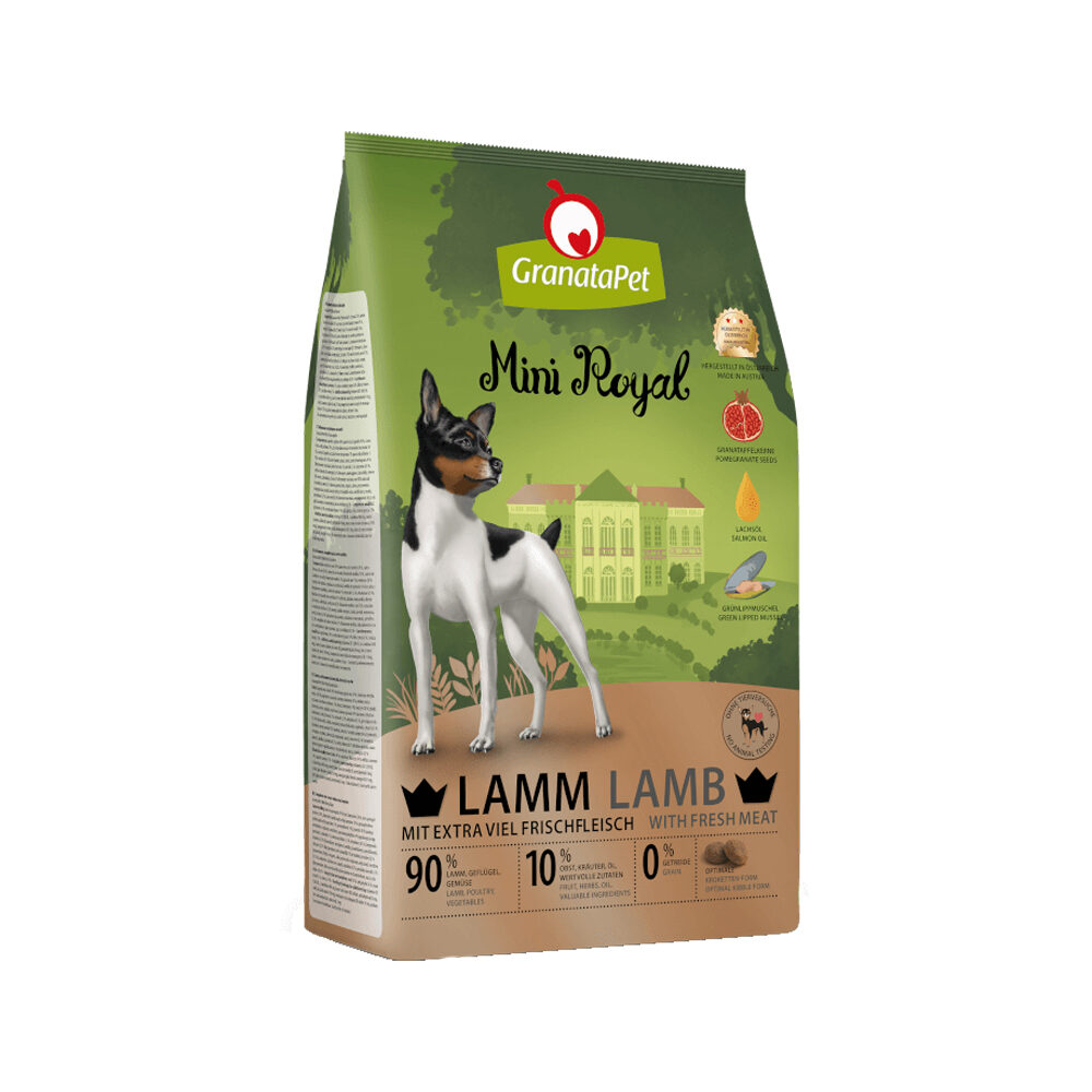 GranataPet Mini Royal Hundefoder - Lam