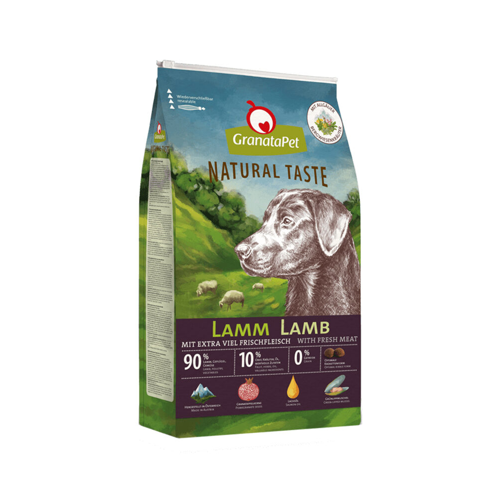 GranataPet Natural Taste Hundefoder - Lam