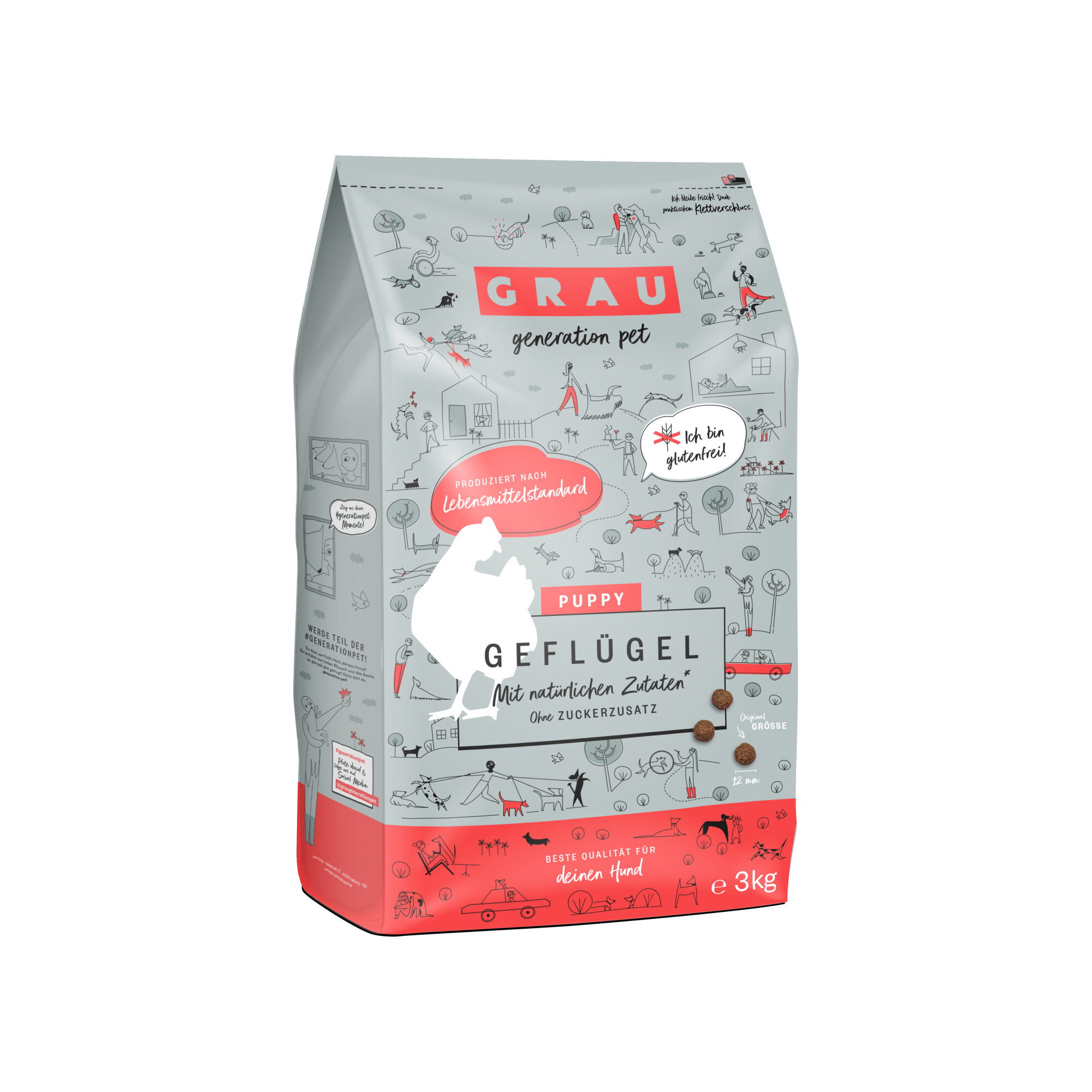 Grau Gluten free dog food Puppy Poultry Puppy Order Vetsend