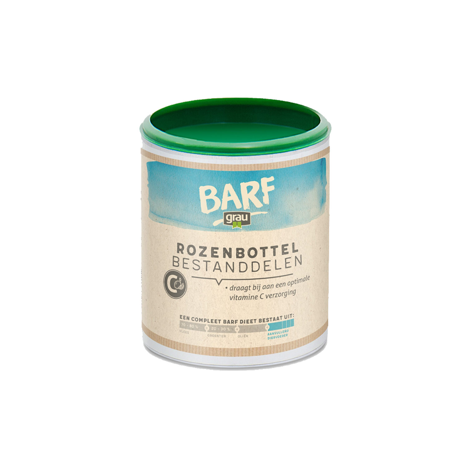 GRAU Rozenbottel Granulaat - 375 gram