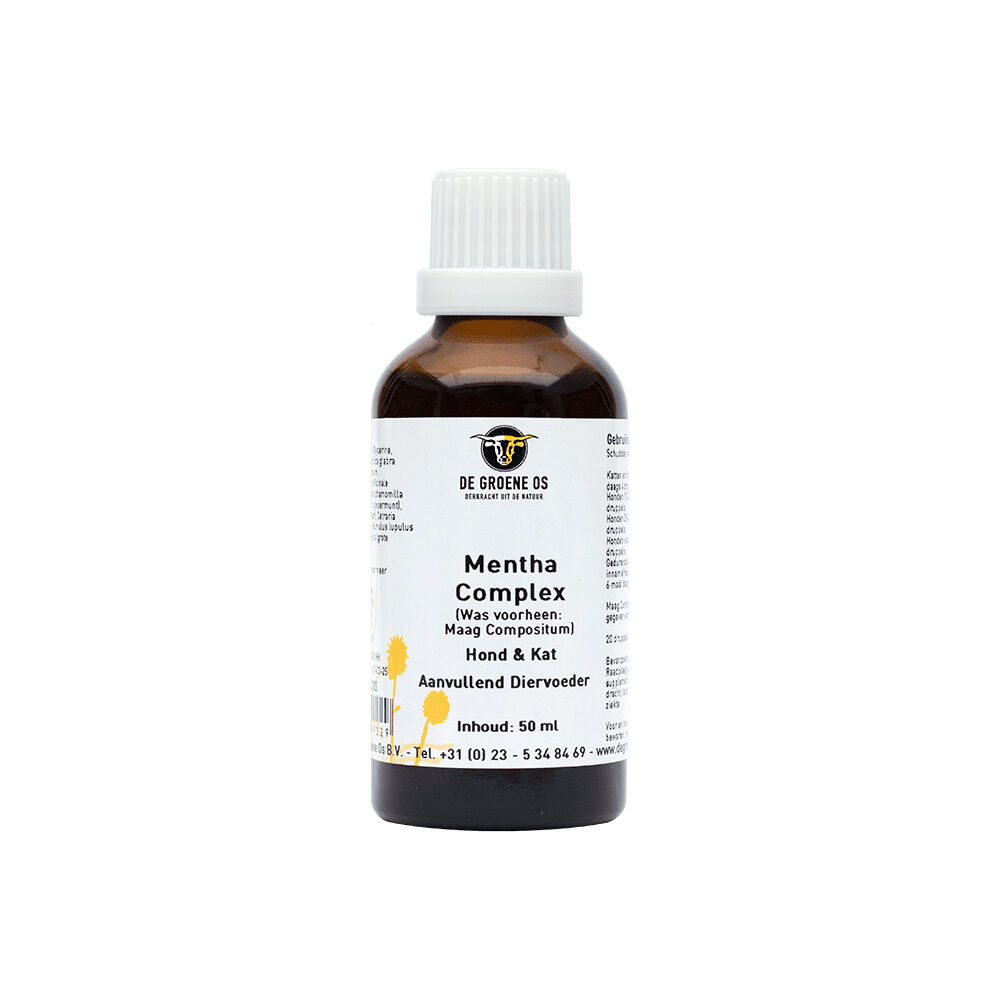 Groene Os Mentha Complex - Hund / Katze - 50 Ml