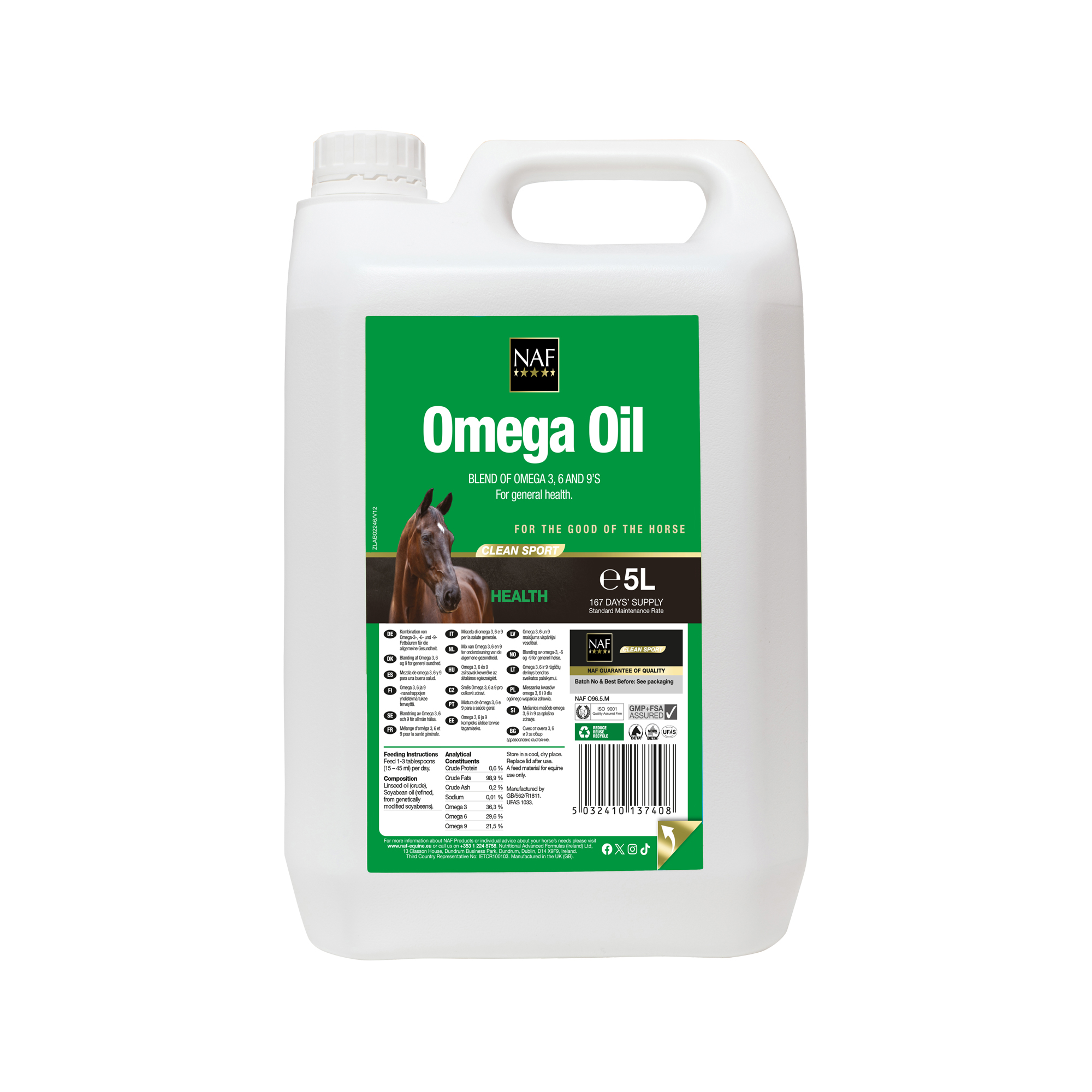 NAF Omega Oil - 5L
