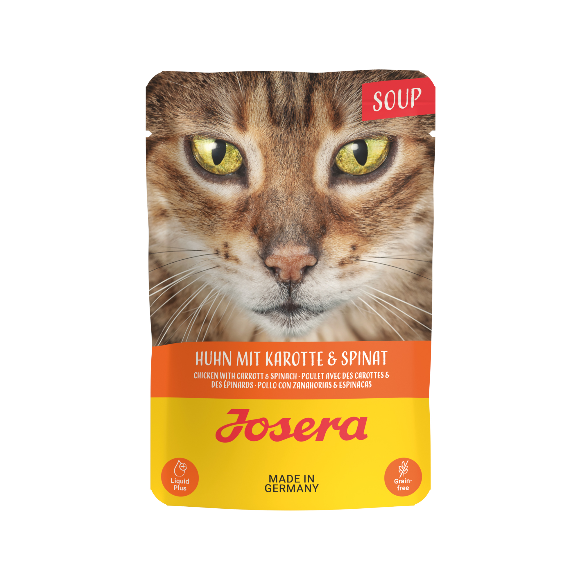 Josera Cat Soup Huhn mit Karotte & Spinat
