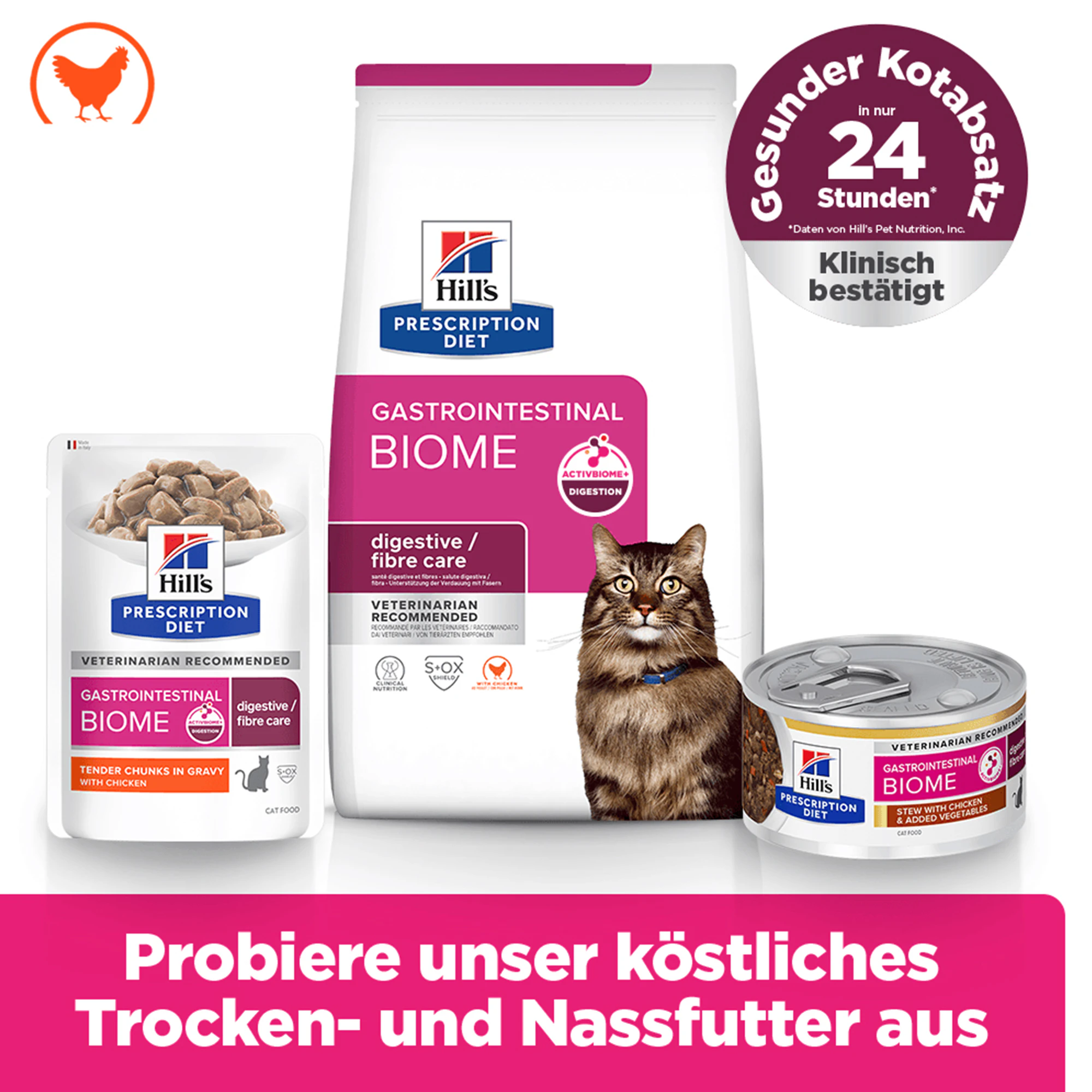 Hill's Prescription Diet - Gastrointestinal Biome - Feline - Nassfutter