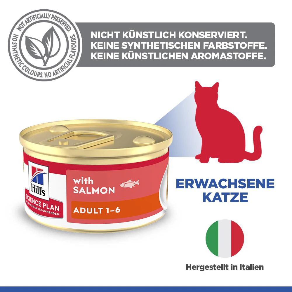Hill's Science Plan Feline Adult Premium Mousse - Lachs