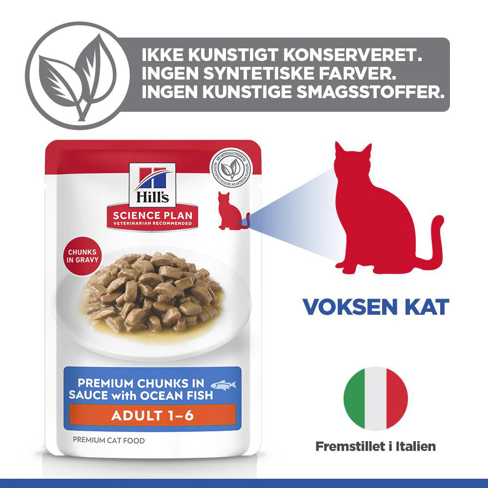 Hill's Science Plan Adult Kattefoder - Vådfoder - Havfisk