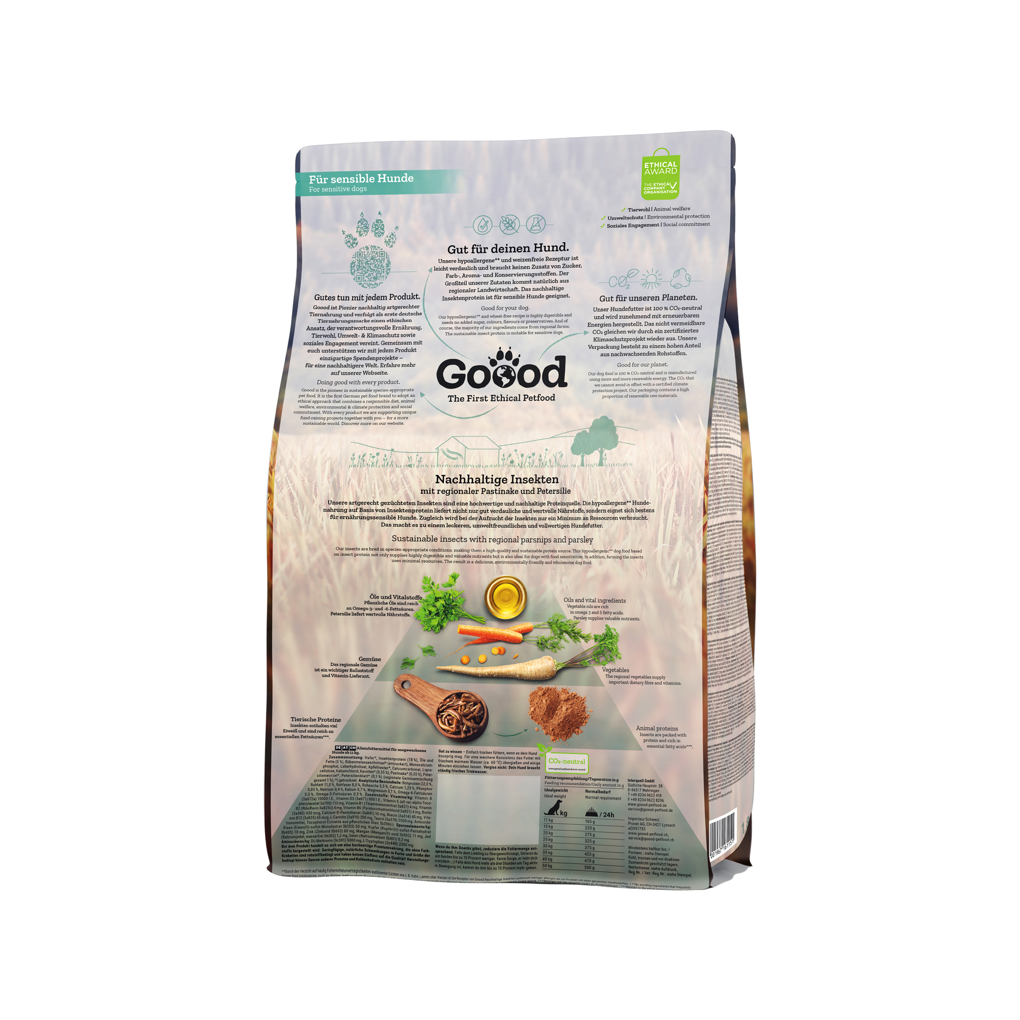 Goood Adult Sensitive Nachhaltige Insekten - 1, 8 Kg