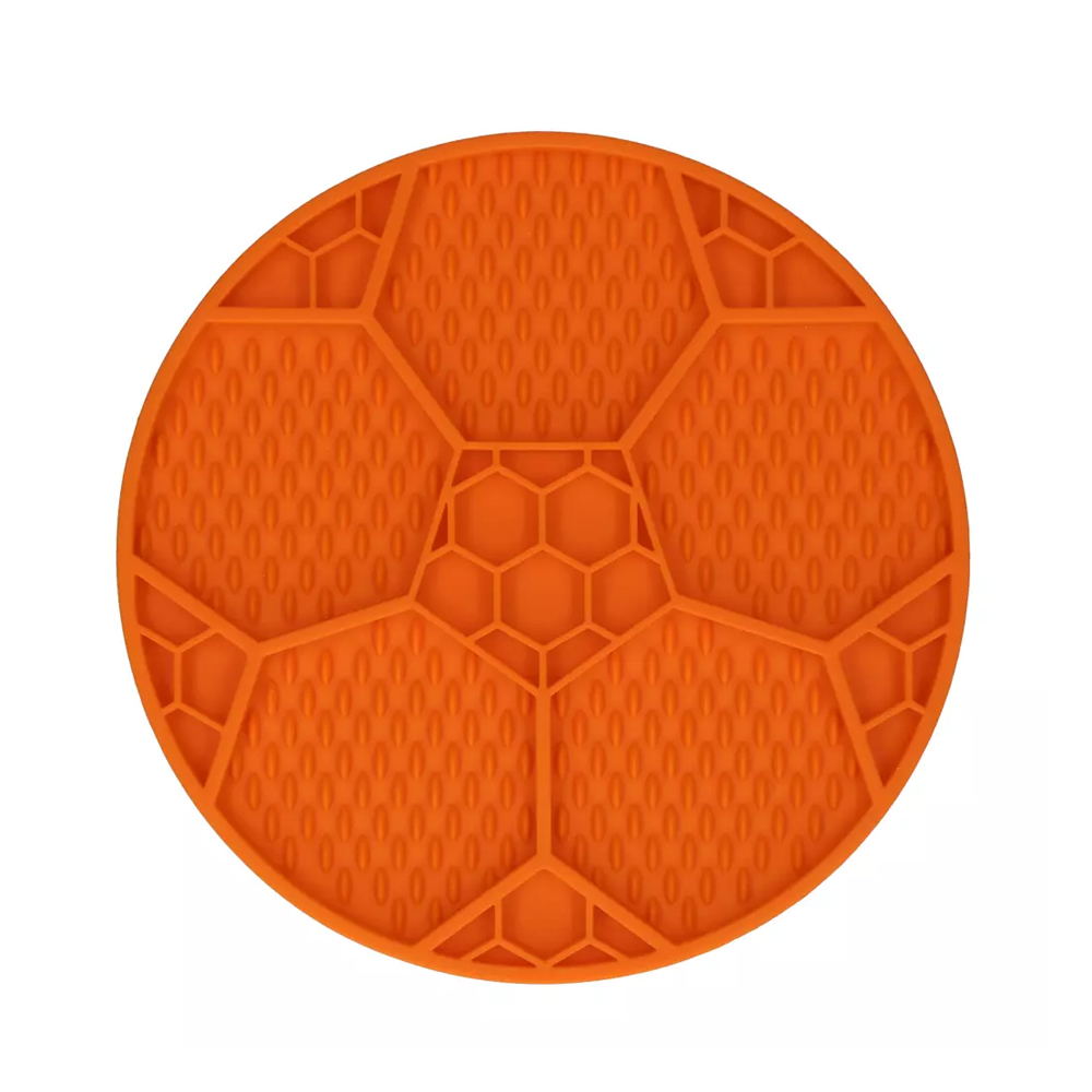 Eat Slow Live Longer Leckmatte Fußball