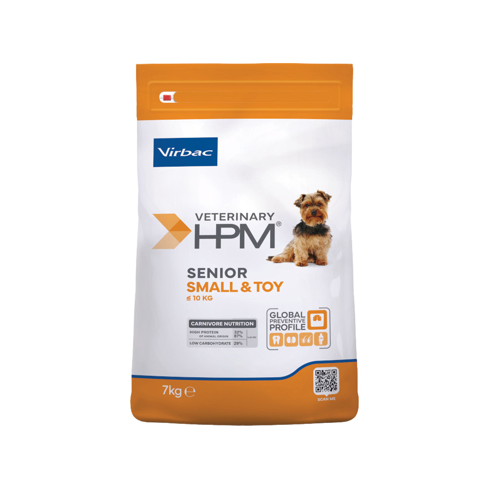 Veterinary HPM - Senior dog - Small & Toy Hundefutter - 7 kg