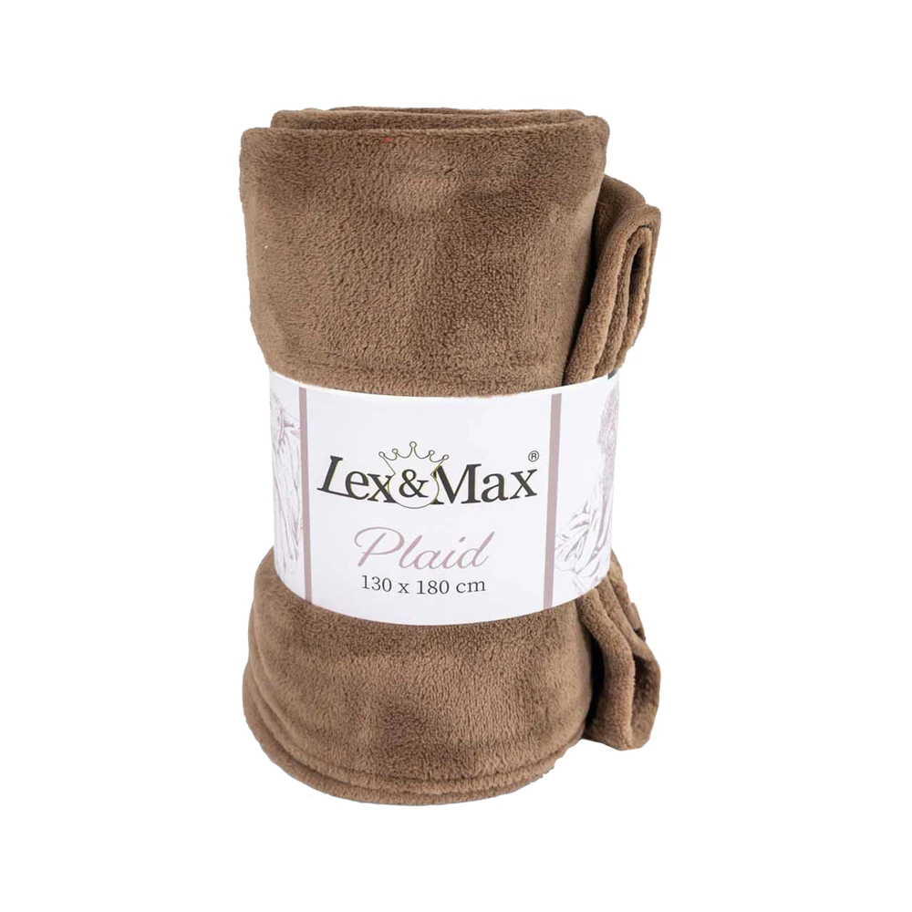 Lex & Max Fleece Plaids - Taupe