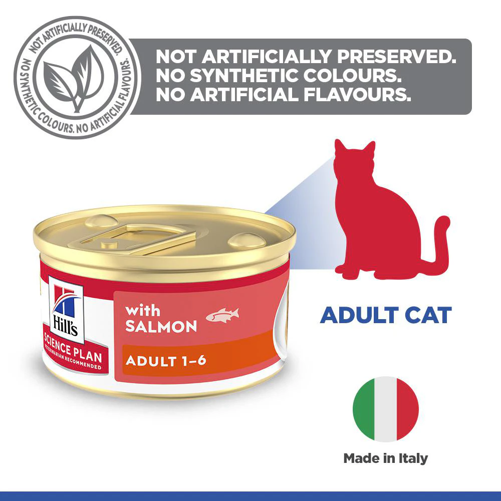 Hill's Science Plan Feline Adult Premium Mousse - Salmon