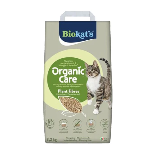 Biokat Organic Care Plant Fibres Litière pour chat