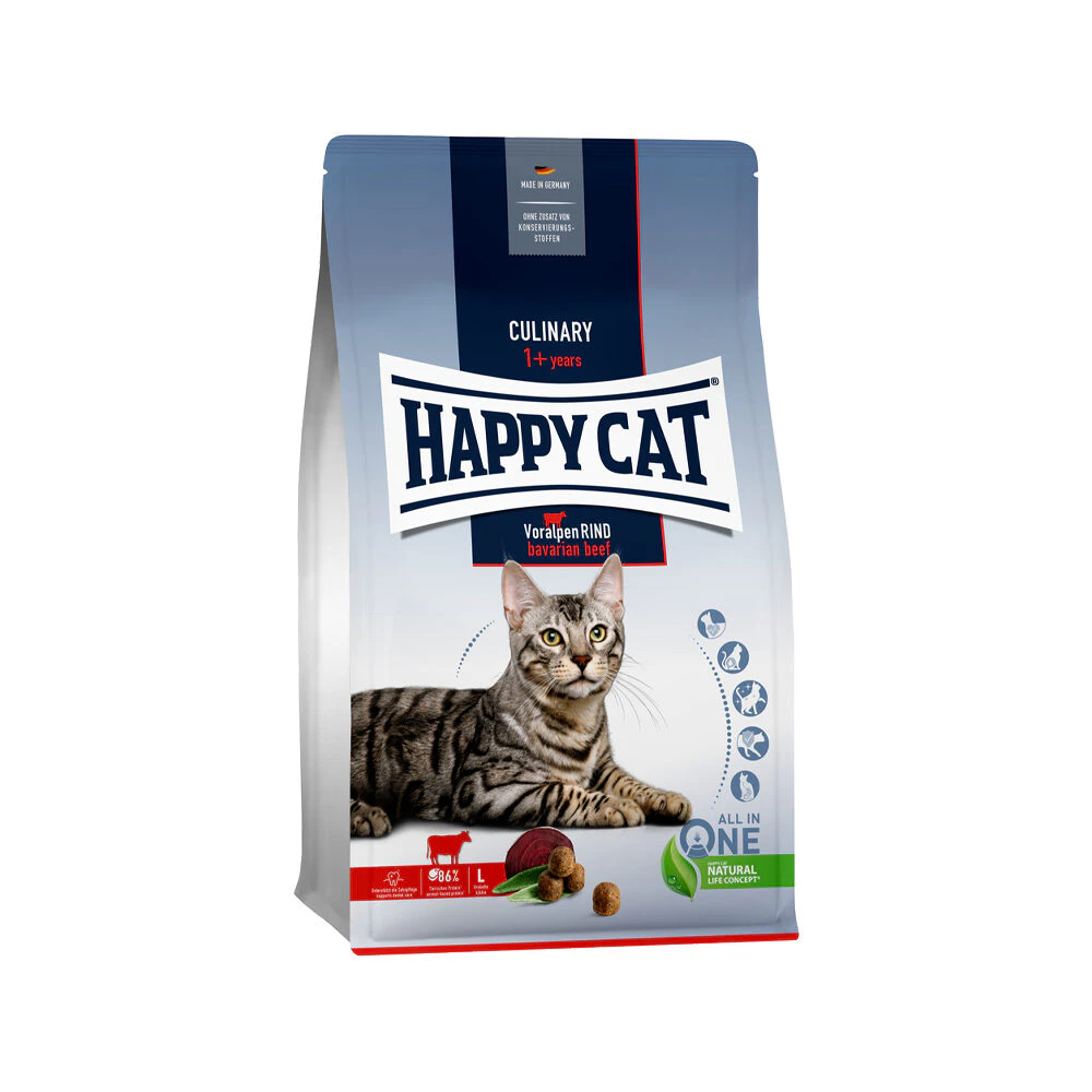 Happy Cat Culinary Kattenvoer - Rund - 10 kg