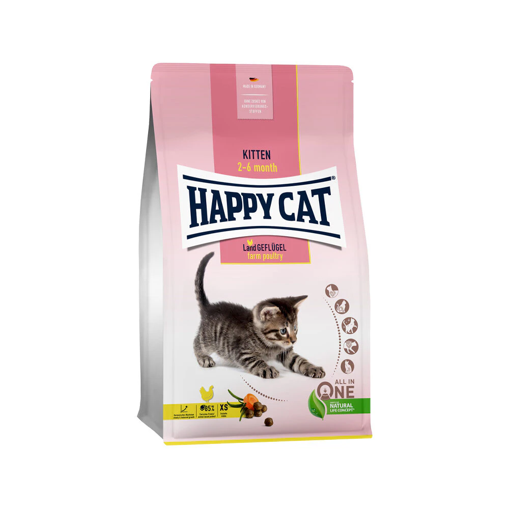 Happy Cat Kitten - Geflügel - 4 kg
