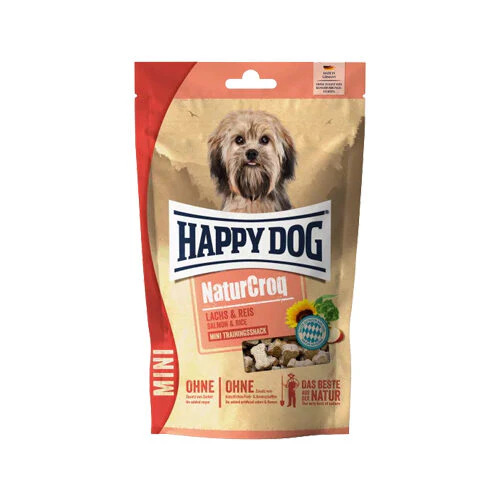 Happy Dog NaturCroq Mini Friandise Saumon & Riz 100 g
