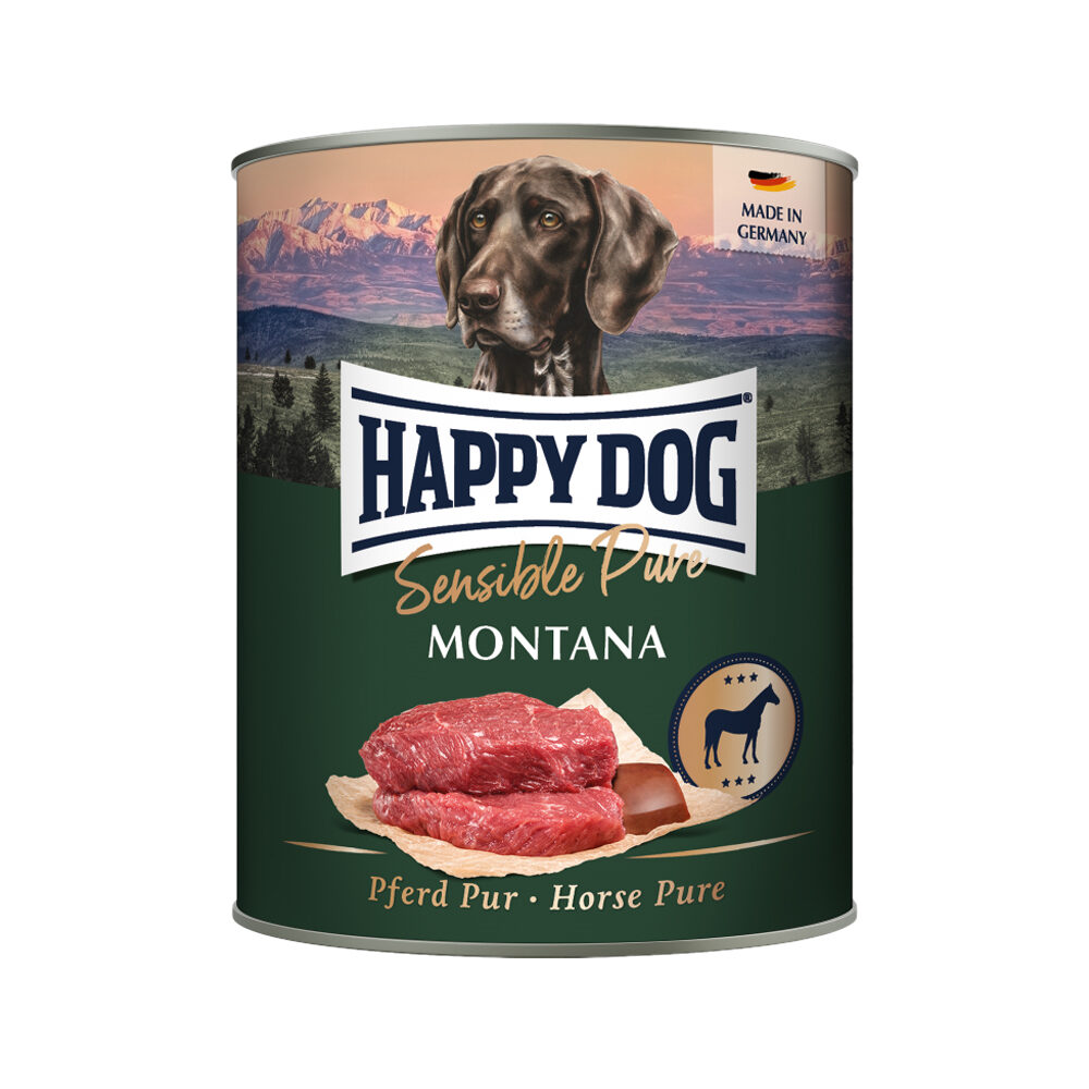 Happy Dog Puur Paard - 6 x 800 g