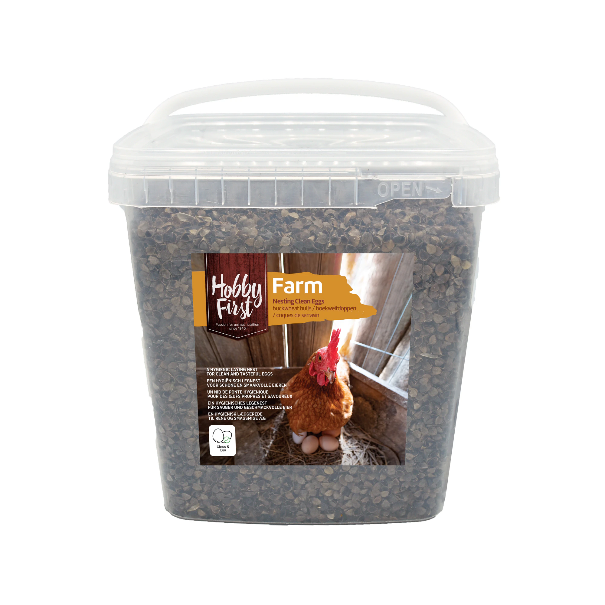 Hobby First Farm Clean Eggs para nido - 5 kg