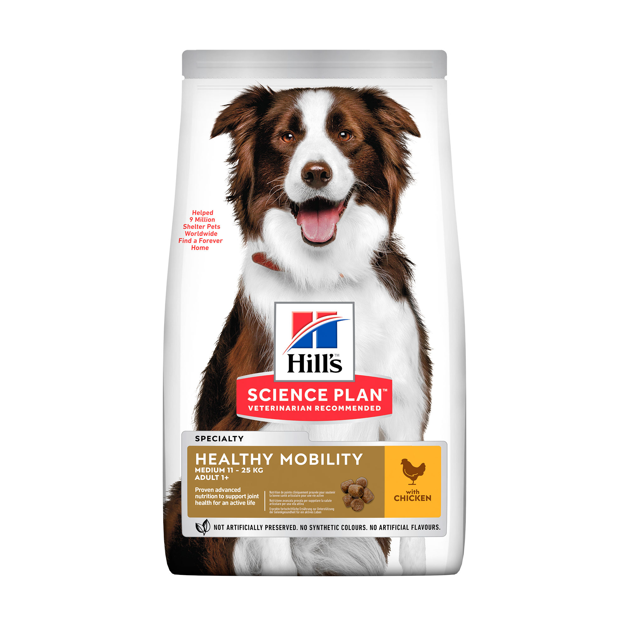Hill's Science Plan Adult Healthy Mobility Medium Hundefutter - Huhn - 14 kg