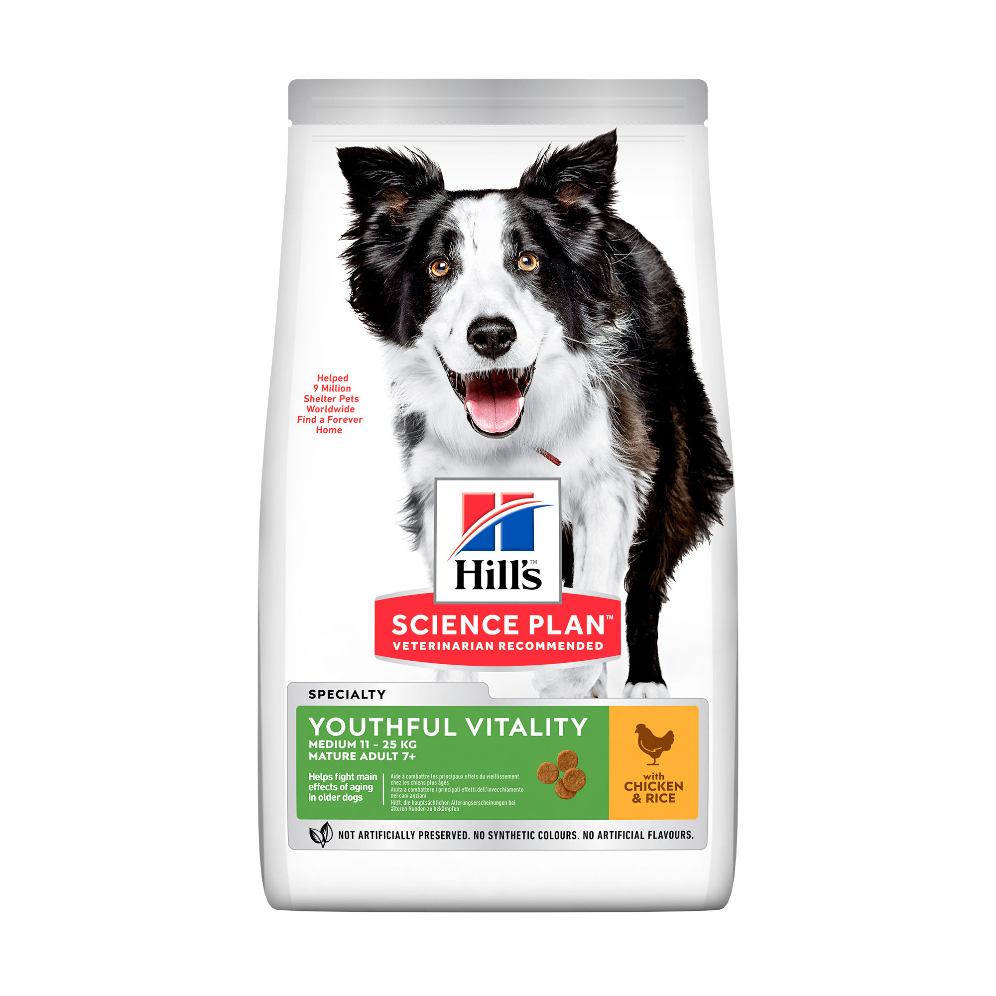 Hills Science Plan Senior Vitality Medium Hundefutter - 2,5 kg