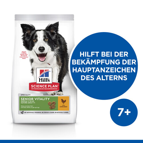 Hills Science Plan Senior Vitality Hundefutter