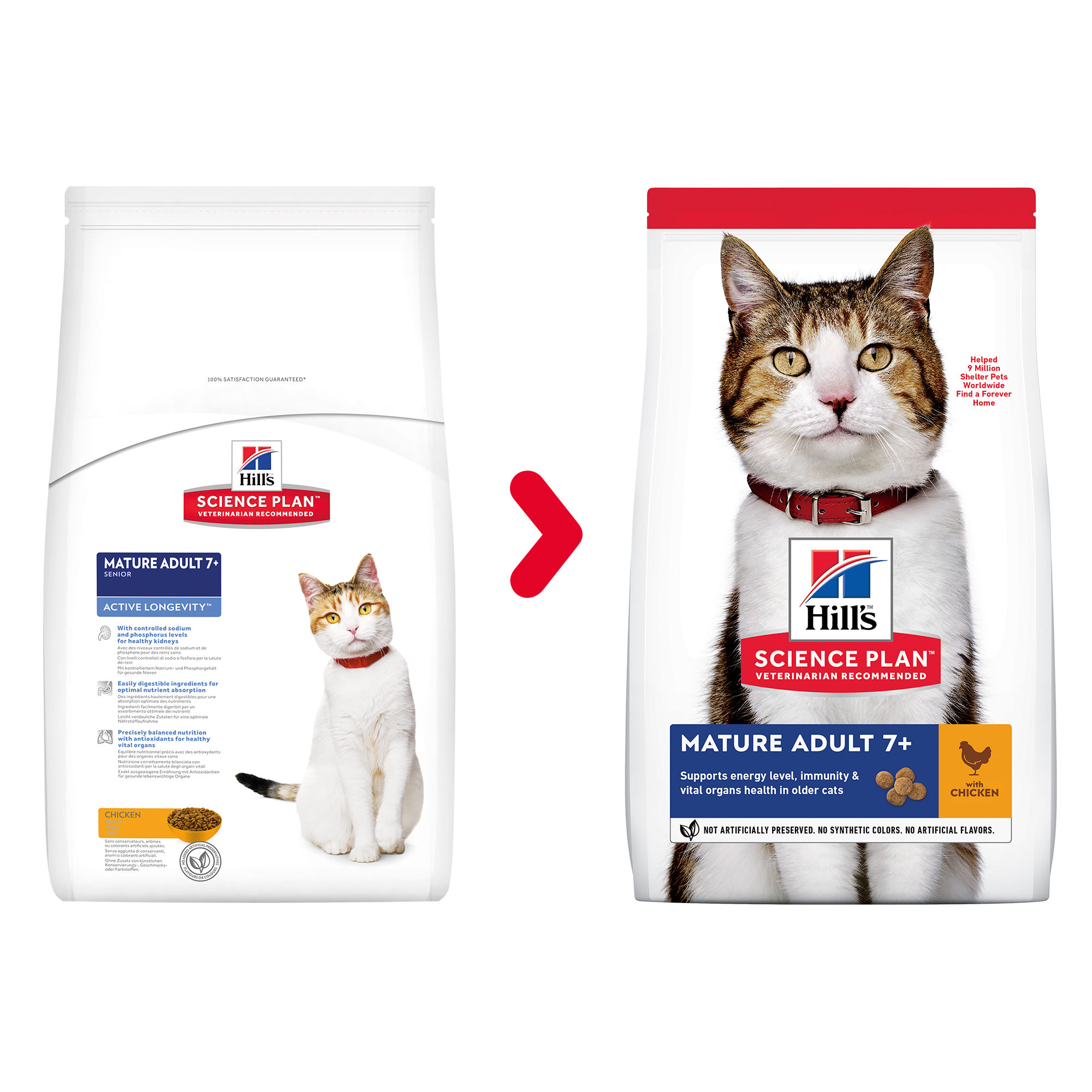 Hill's Science Plan Mature Adult Katzenfutter