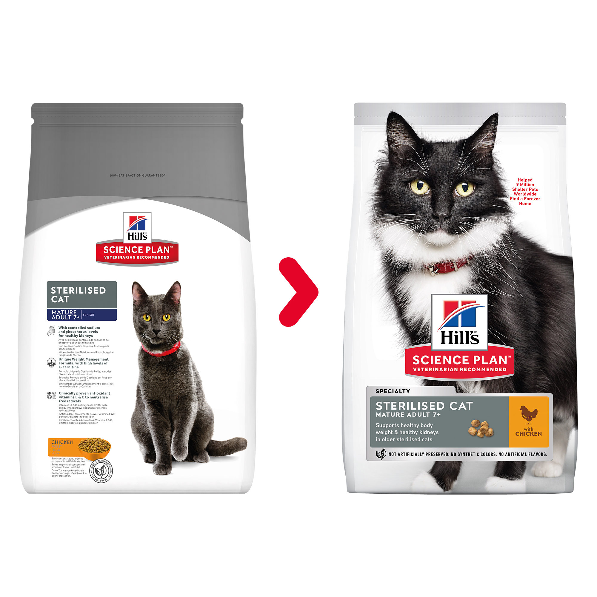 Hill's Science Plan Feline Adult Sterilised | Medpets.dk