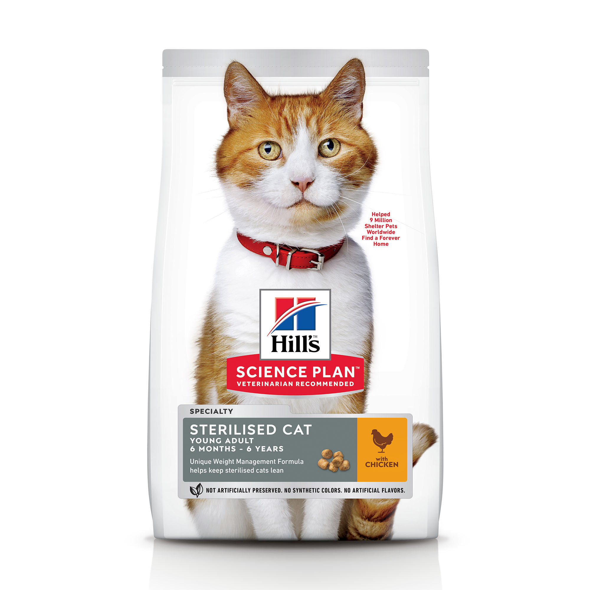 Hill's Science Plan Sterilised Young Adult Kattefoder - Kylling - 15 kg